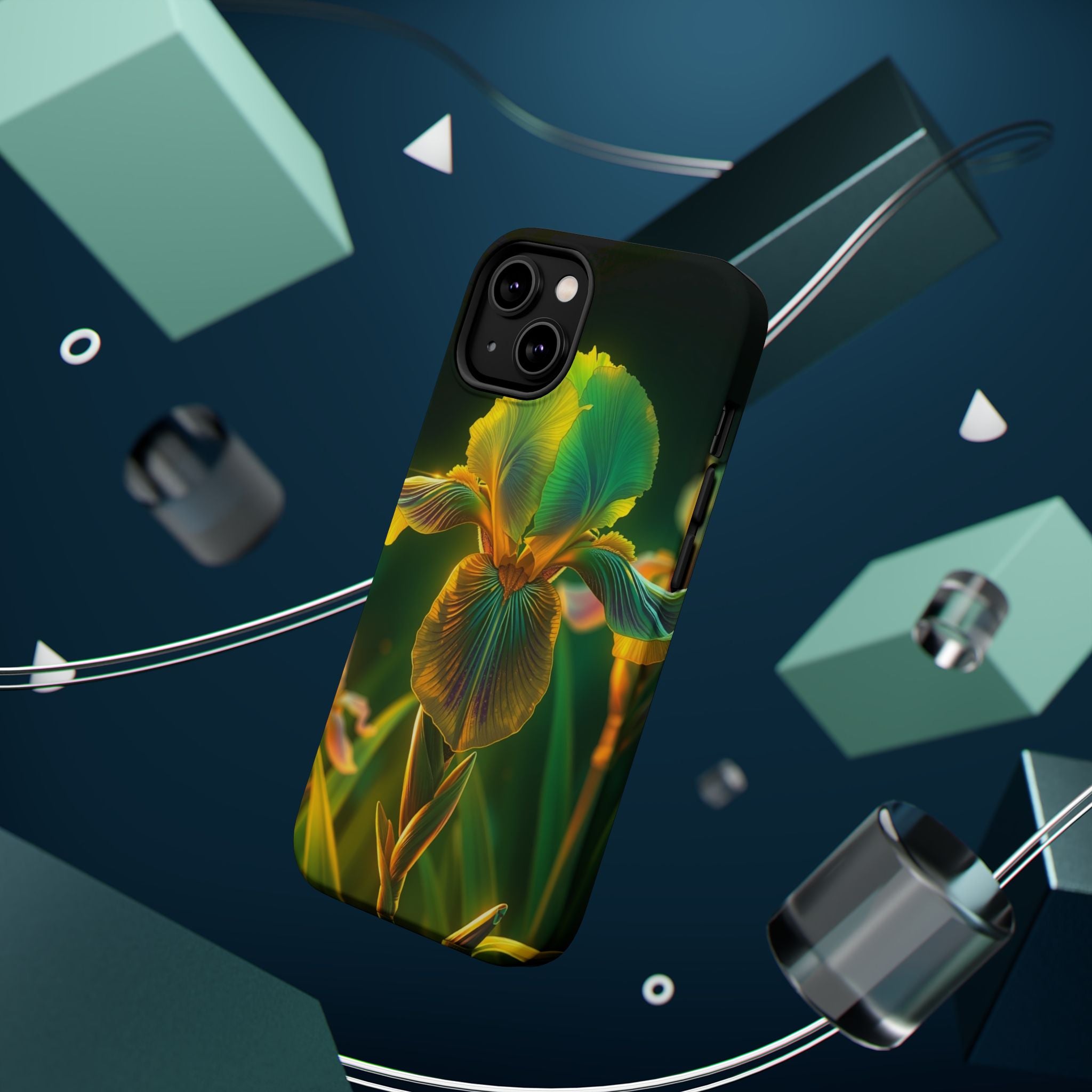iPhone Iris Garden Bold Art Slim Everyday Designer Case · iPhone Case Quiet Mood