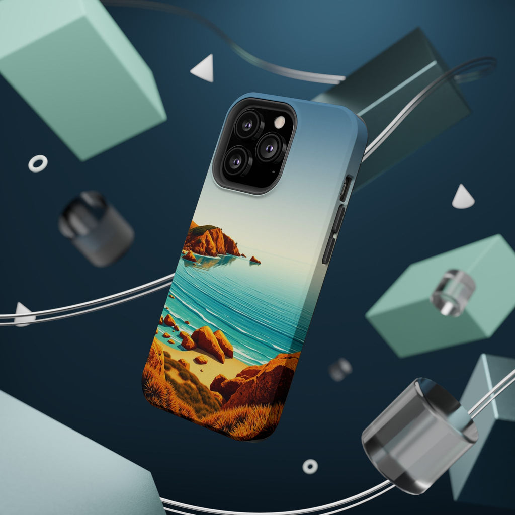 iPhone Mustard And Rust Pebble Beach Slim Everyday iPhone 14 Designer · iPhone C
