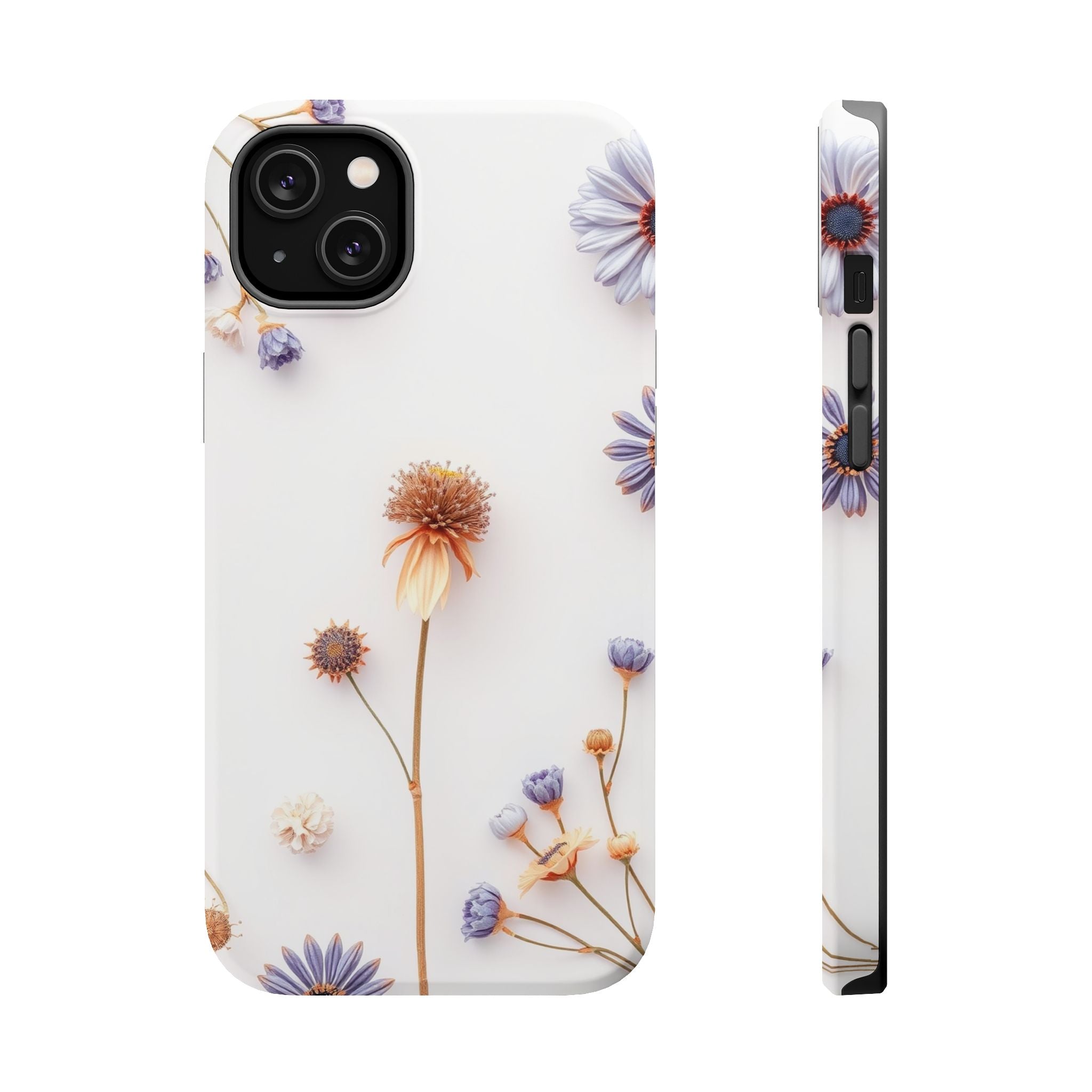 iPhone Dried Flower Flat Lay Bold Art Slim Everyday Designer Case · iPhone Case