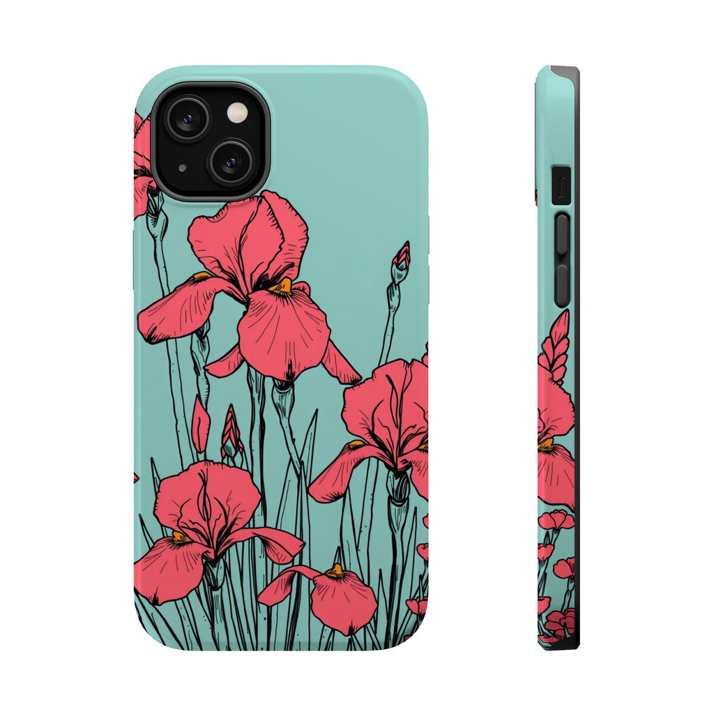 iPhone Iris Garden Bold Art Slim Everyday Designer Case · iPhone Case Quiet Mood