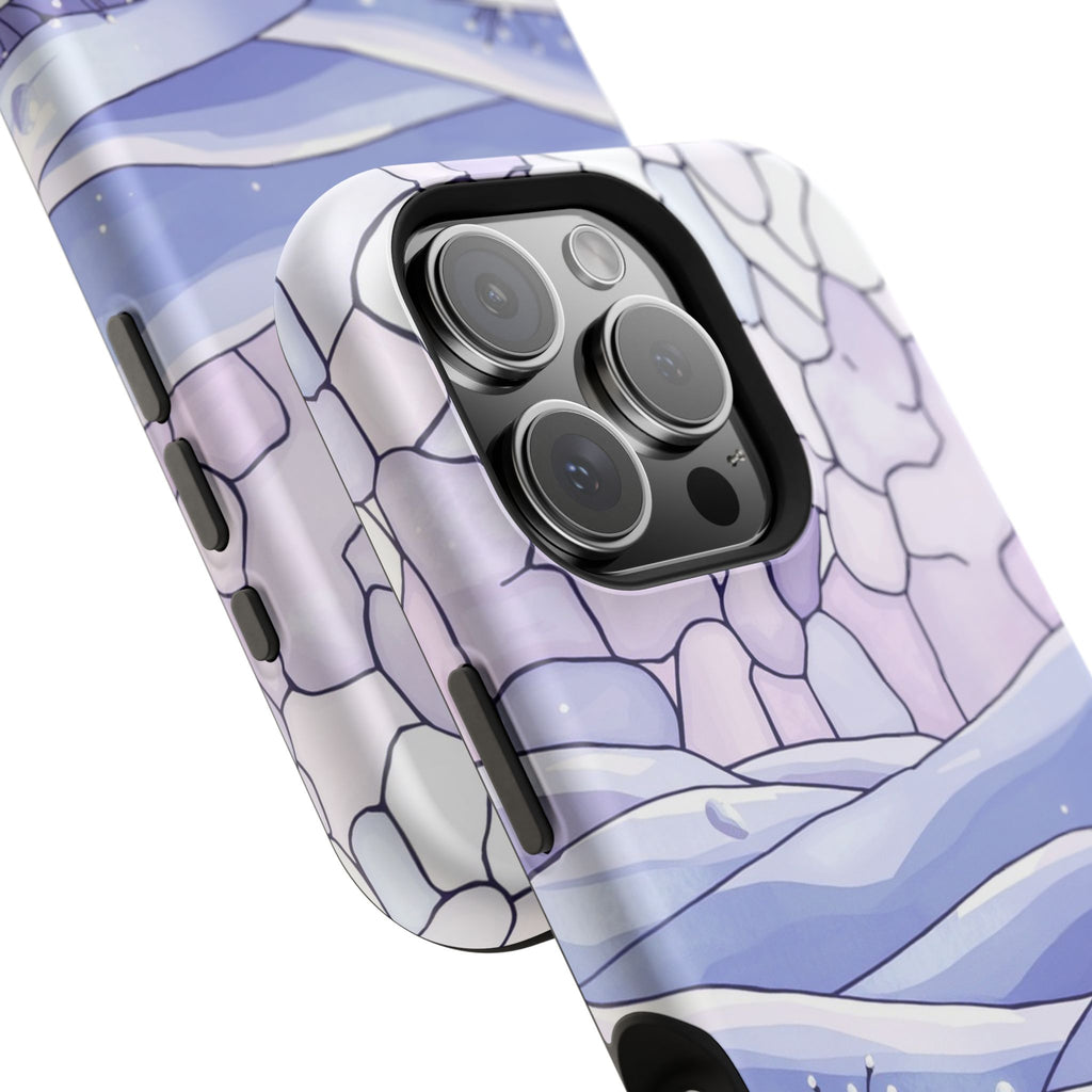 iPhone Snow Field Electric Art 11 Bold Modern Everyday Snap Case · iPhone Case