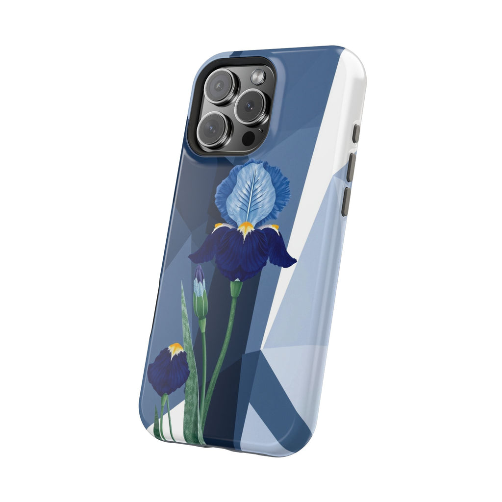 iPhone Earthy Iris Garden Design Bold Modern Everyday Snap Case · iPhone Case