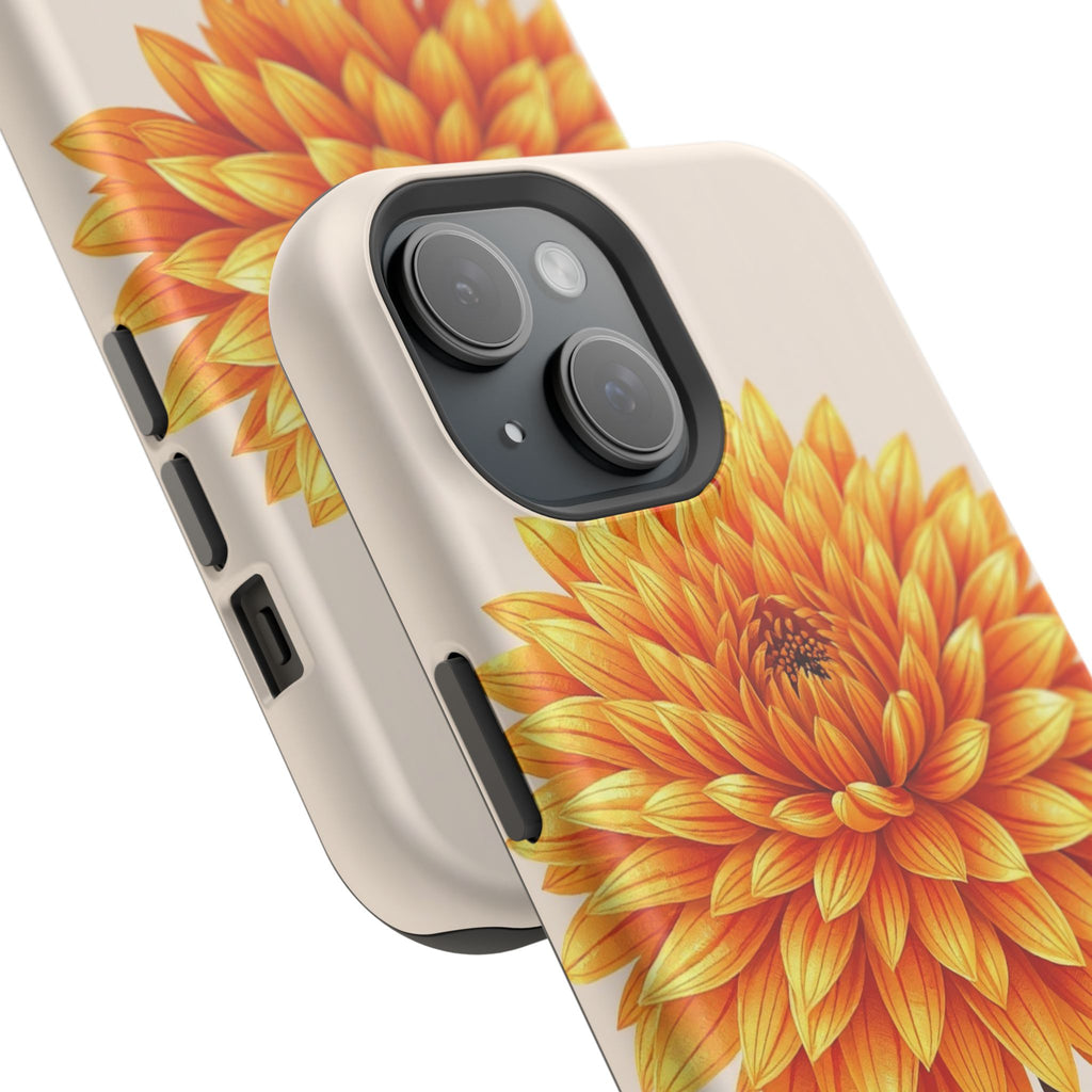 iPhone Chrysanthemum Classic Gold Foil Luxury Slim iPhone Everyday · iPhone Case