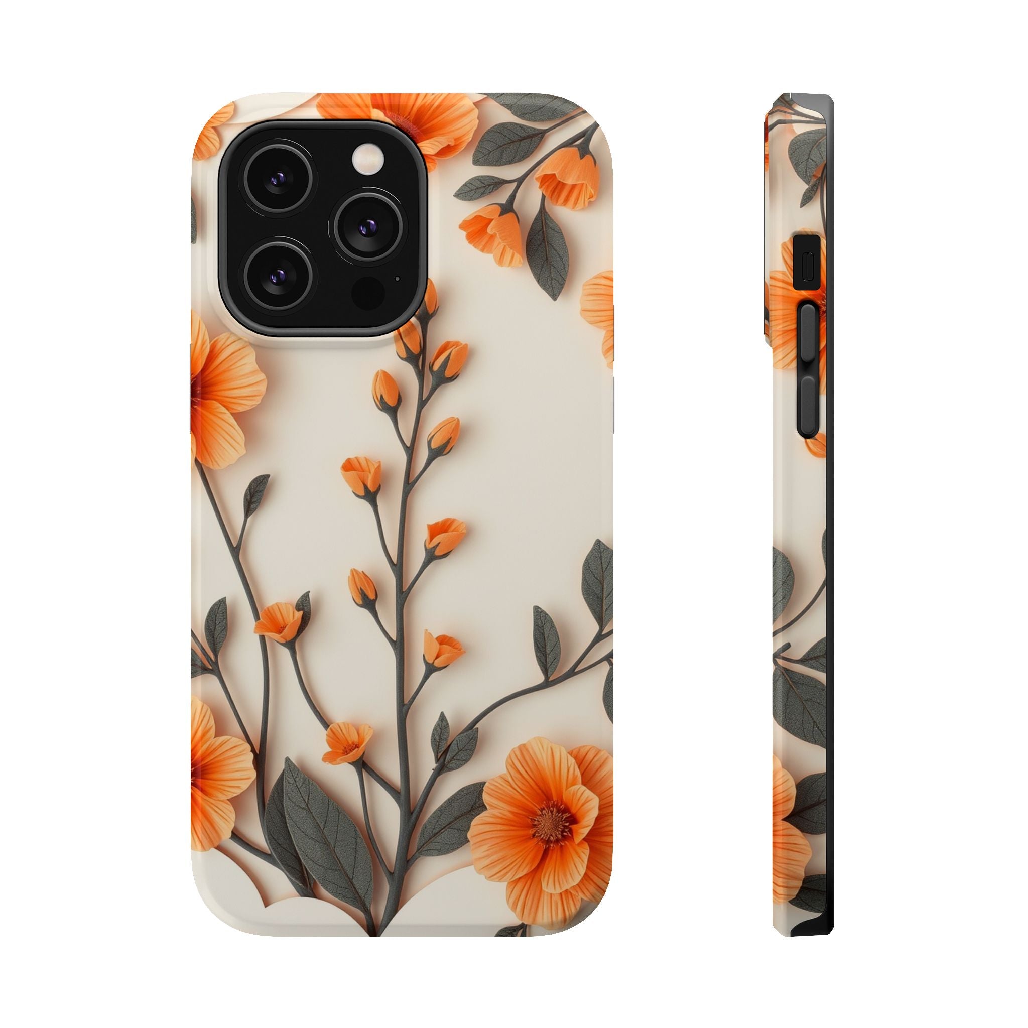 iPhone Vintage Botanical Print Paper Cut Art Slim iPhone Everyday · iPhone Case