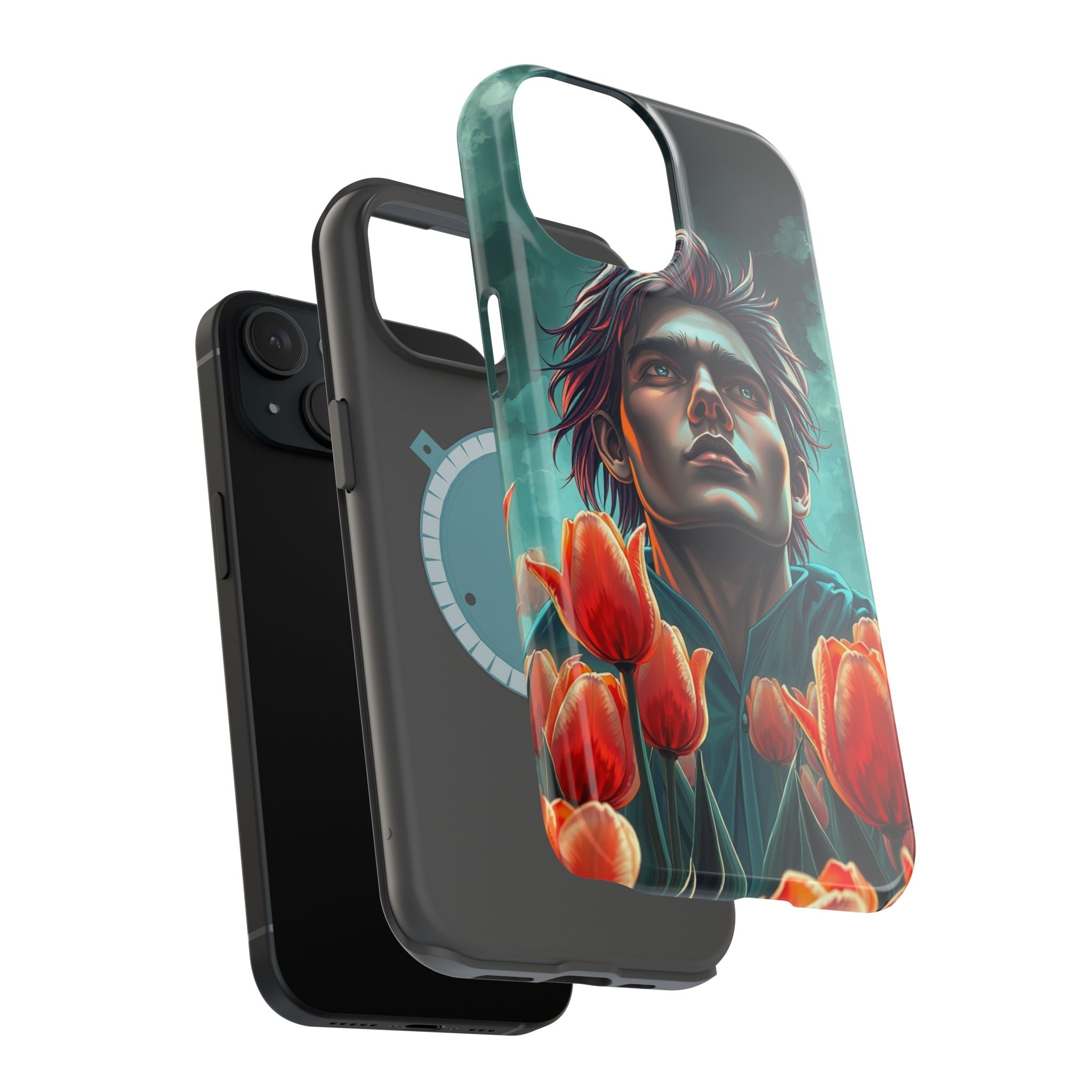 iPhone Tulip Row Electric Art Slim Everyday Designer Case · iPhone Case