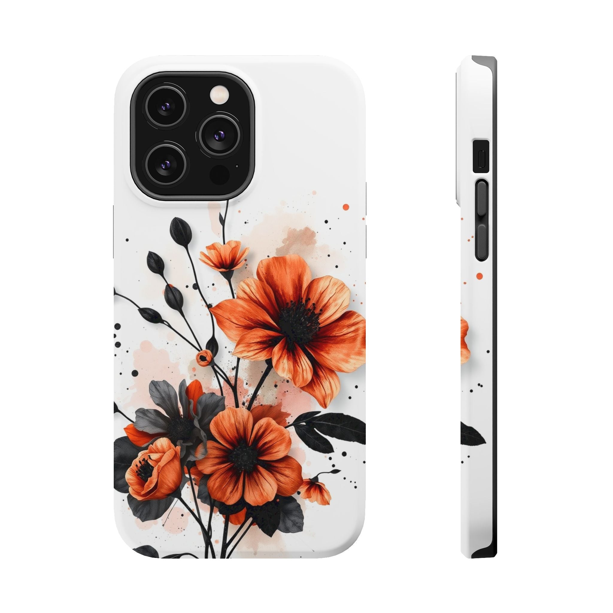 iPhone Floral Watercolor Splash 3D Digital Slim iPhone Everyday · iPhone Case