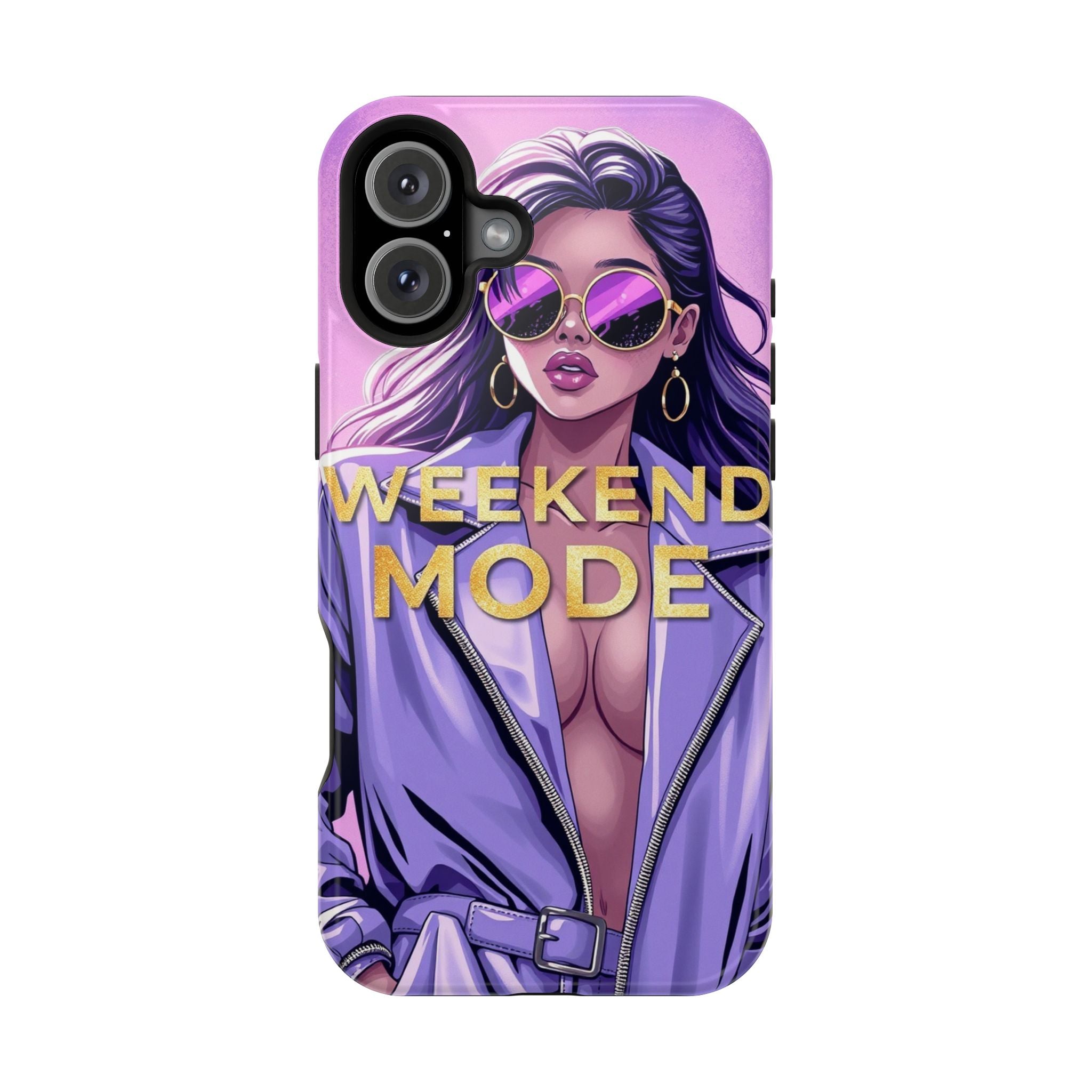 iPhone Lavender And Pearl Weekend Mode On Slim Everyday Designer Case · iPhone C