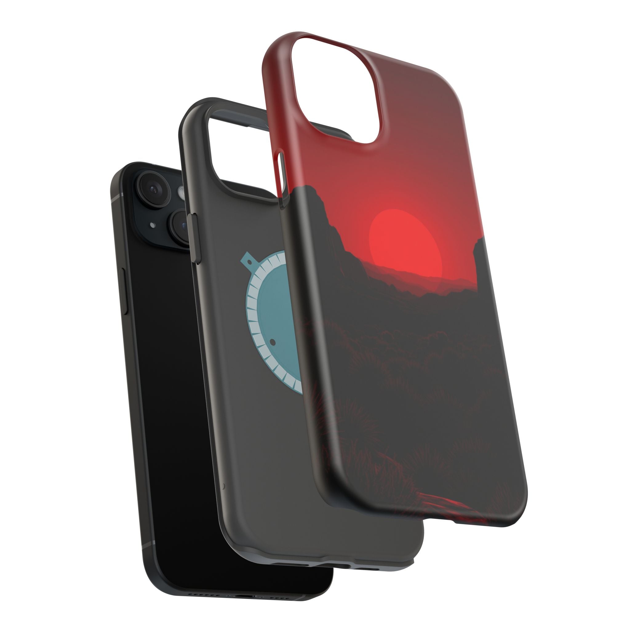 iPhone Vibrant Mesa Sunset Design Bold Modern Everyday Snap Case · iPhone Case