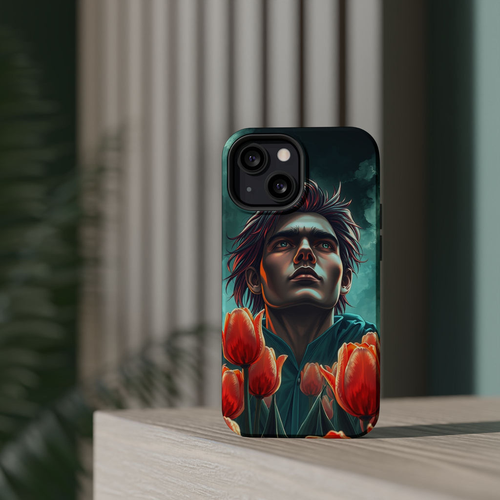 iPhone Tulip Row Electric Art Slim Everyday Designer Case · iPhone Case