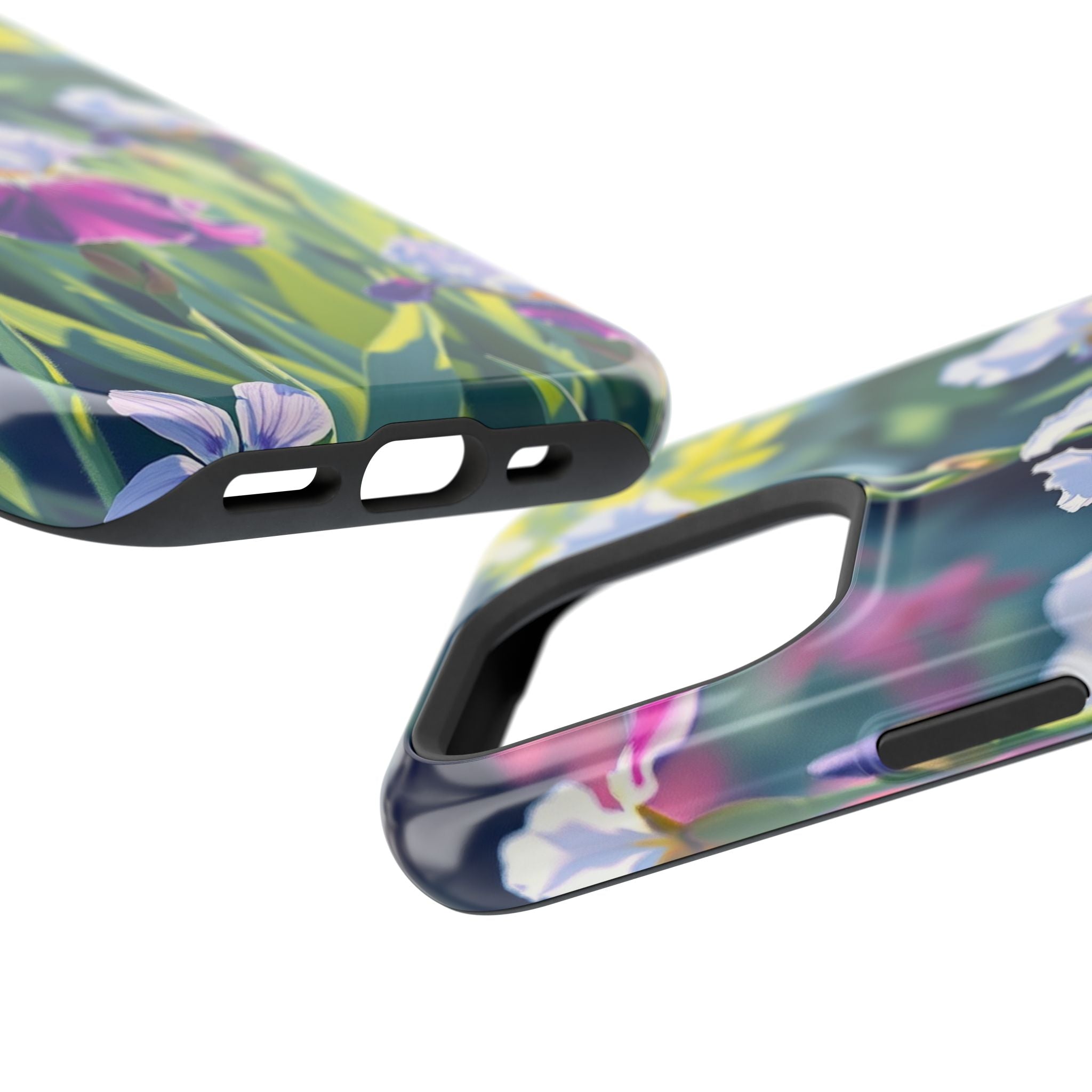 iPhone Vibrant Iris Garden Design Bold Modern Everyday Snap Case · iPhone Case
