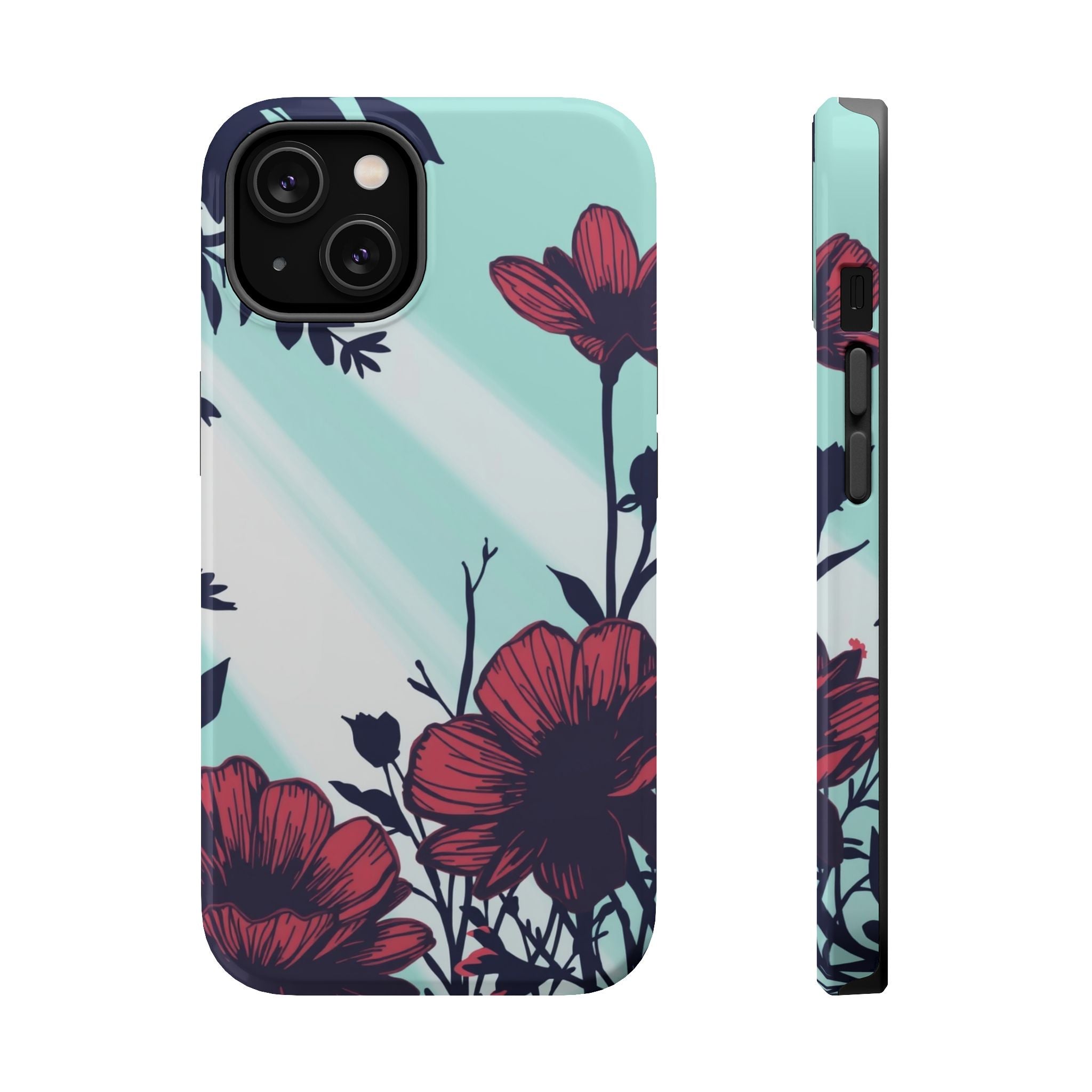 iPhone Floral Silhouette Cinematic Art Slim Everyday Designer Case · iPhone Case