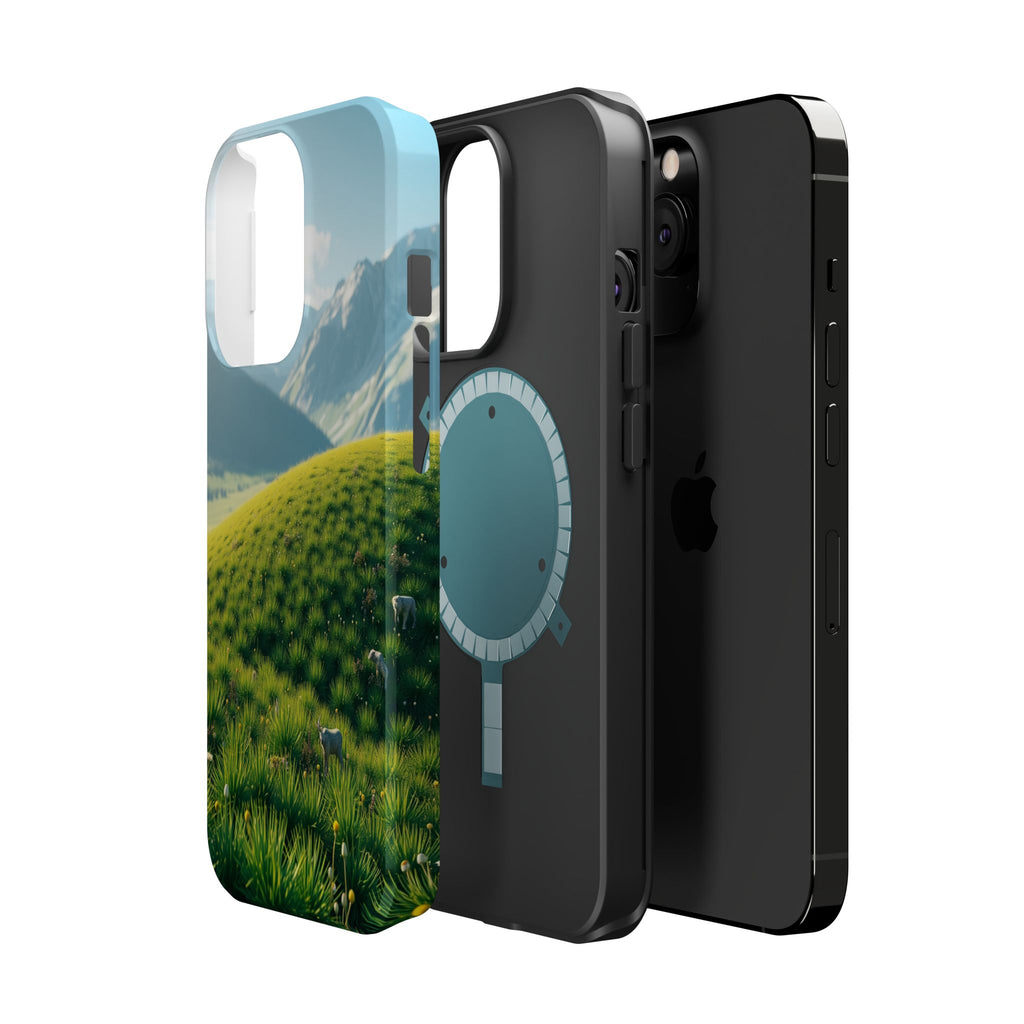 iPhone Vibrant Alpine Meadow Design Slim Everyday Designer Case · iPhone Case