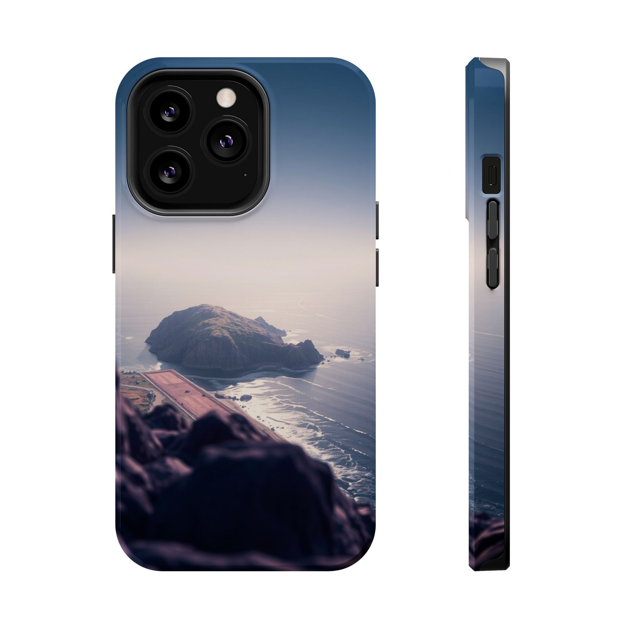 iPhone Shoreline Aerial Enchanted Art Slim Everyday Designer Case · iPhone Case
