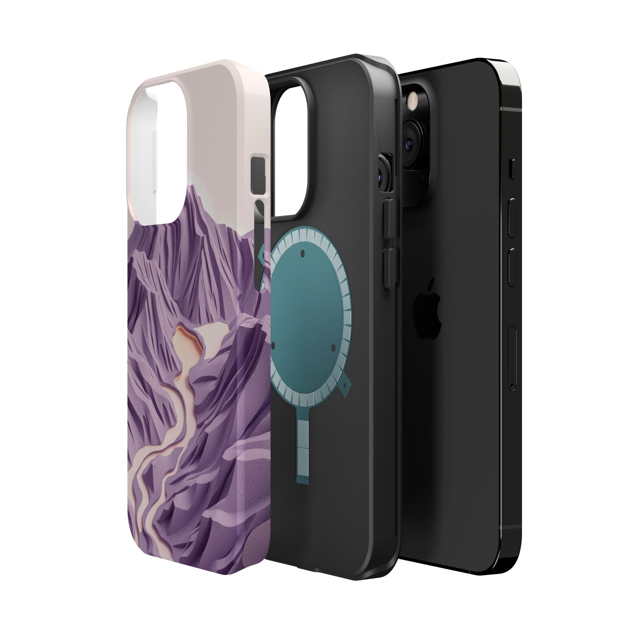 iPhone Vibrant Lava Field Design Bold Modern Everyday Snap Case · iPhone Case