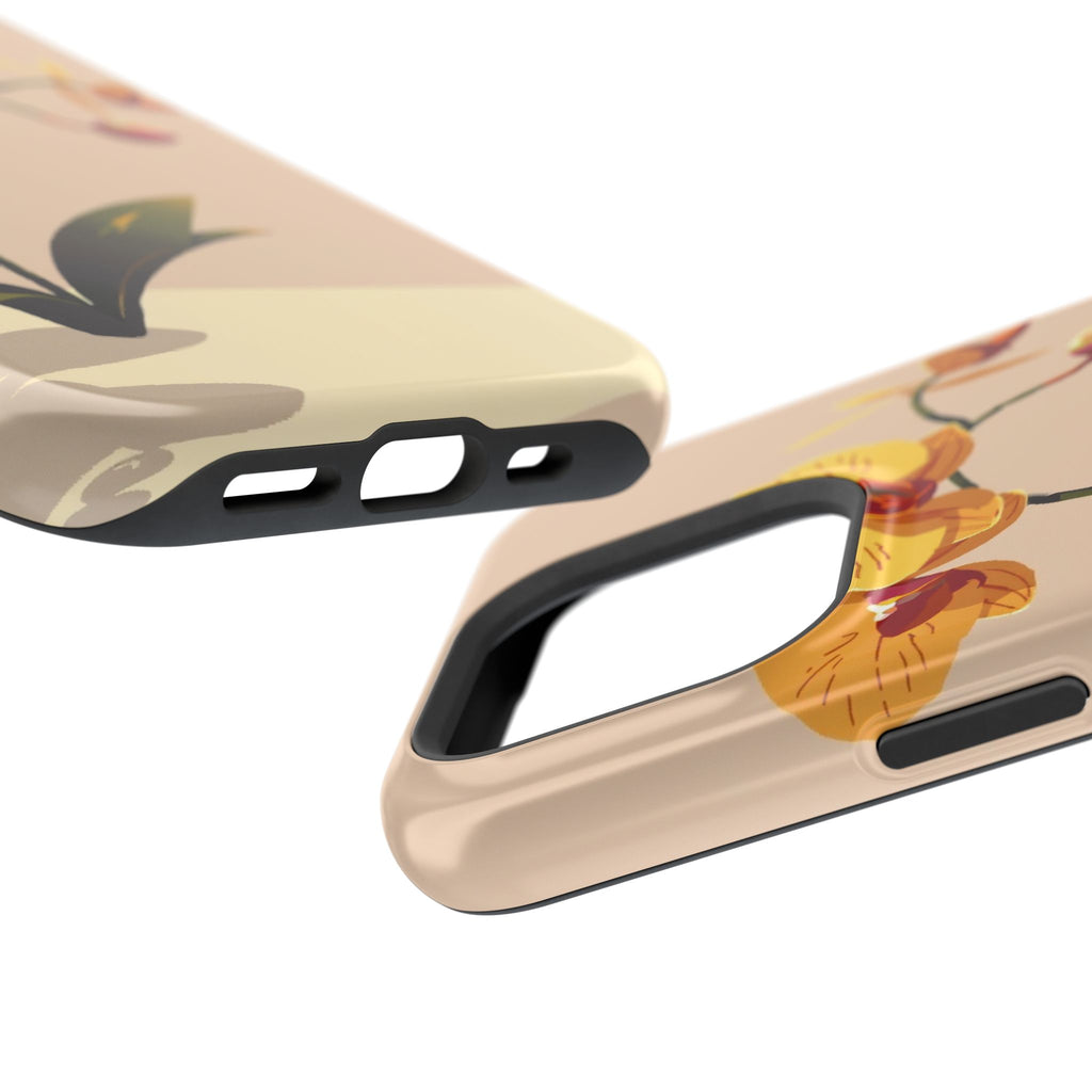 iPhone Orchid Study Pixel Art -Bit Bold Modern Everyday Snap Case · iPhone Case