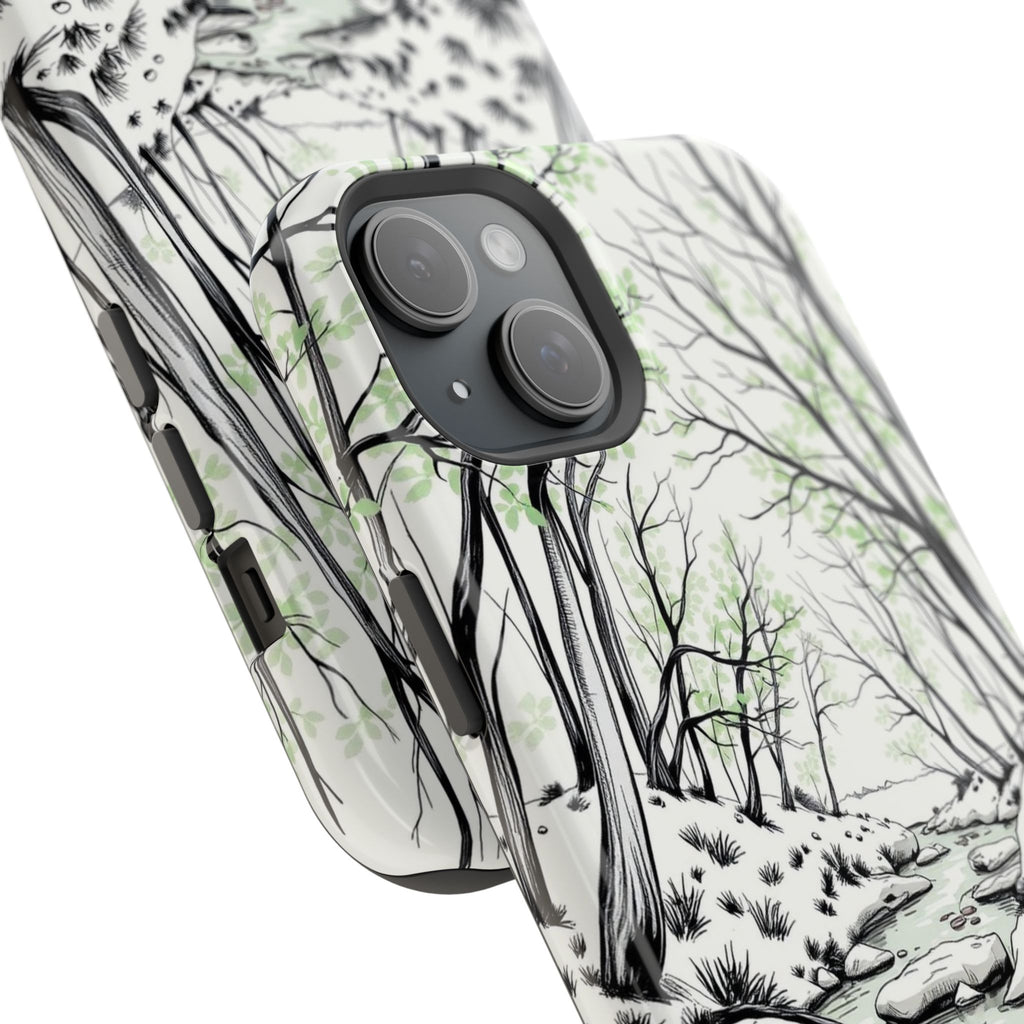 iPhone Sage And Ivory Spring Creek Bold Modern Everyday Snap Case · iPhone Case