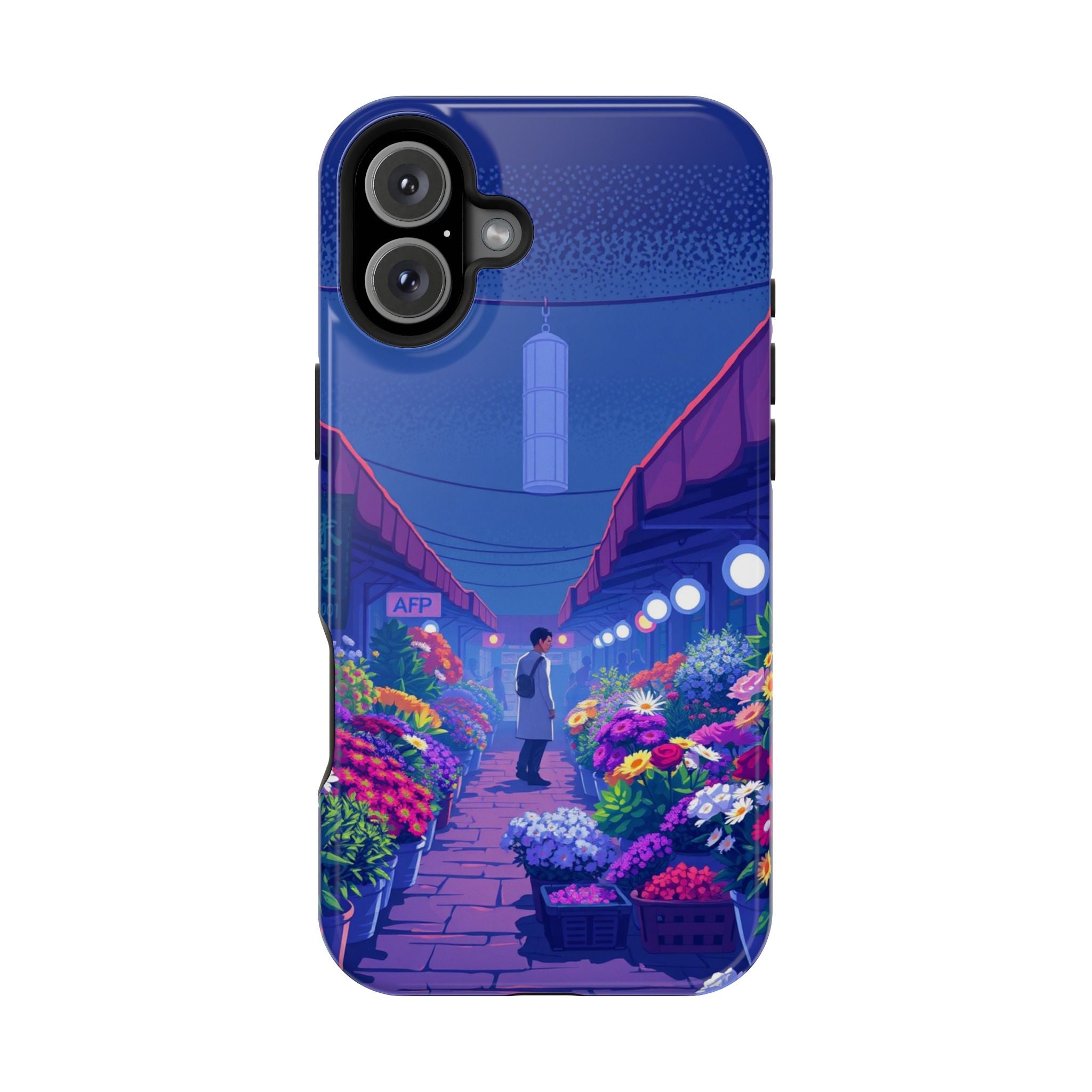 iPhone Flower Market Electric Art Bold Modern Everyday Snap Case · iPhone Case
