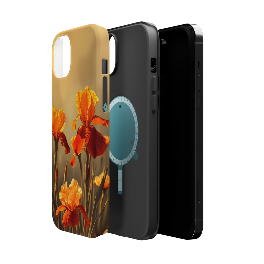 iPhone Iris Garden Gold Foil Luxury Slim Everyday Designer Case · iPhone Case