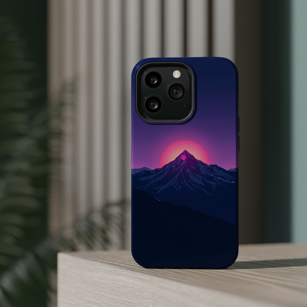 iPhone Mountain at Sunrise Electric Art Slim Everyday iPhone 15 · iPhone Case