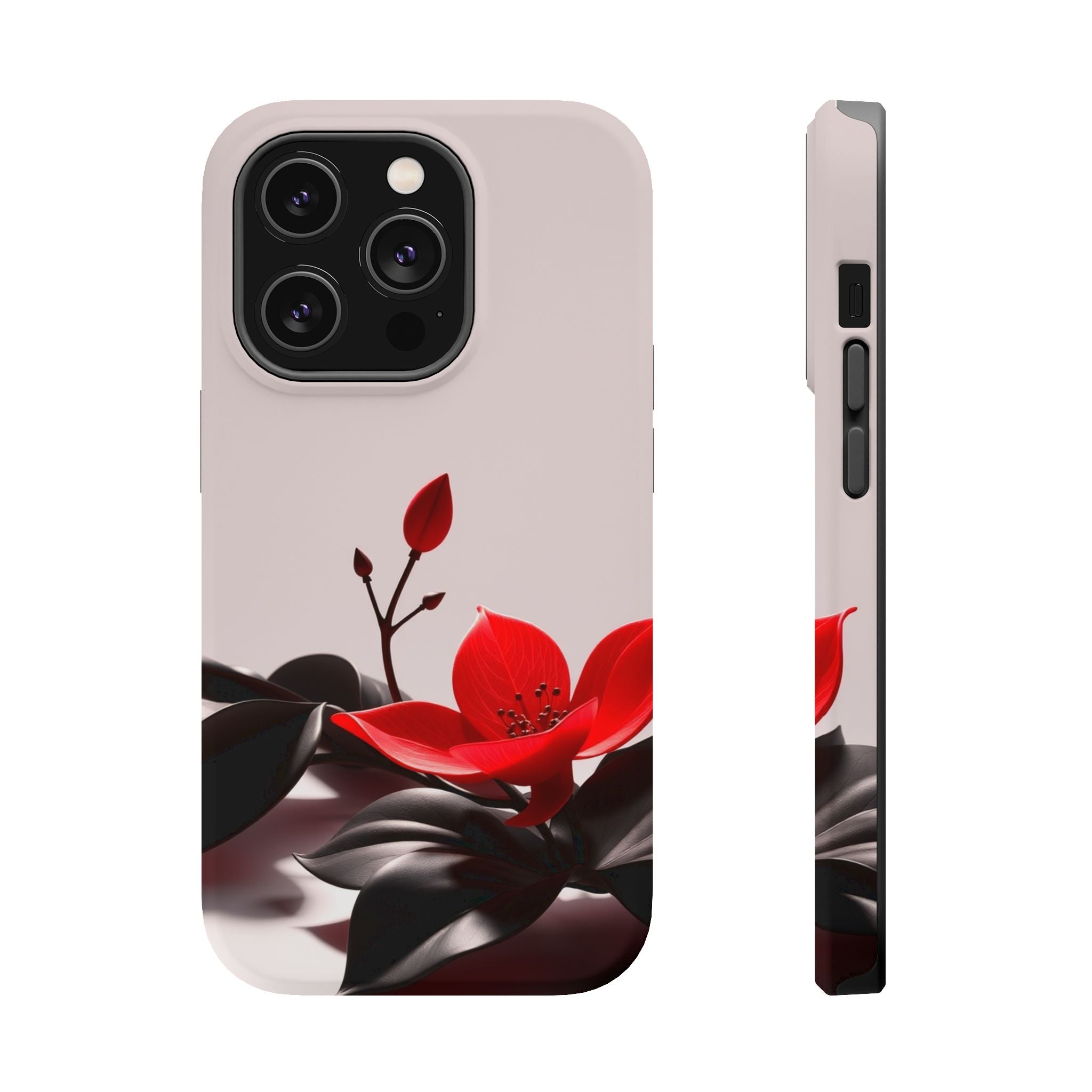 iPhone Radiant Bloom and Leaf Design Slim Everyday Designer Case · iPhone Case