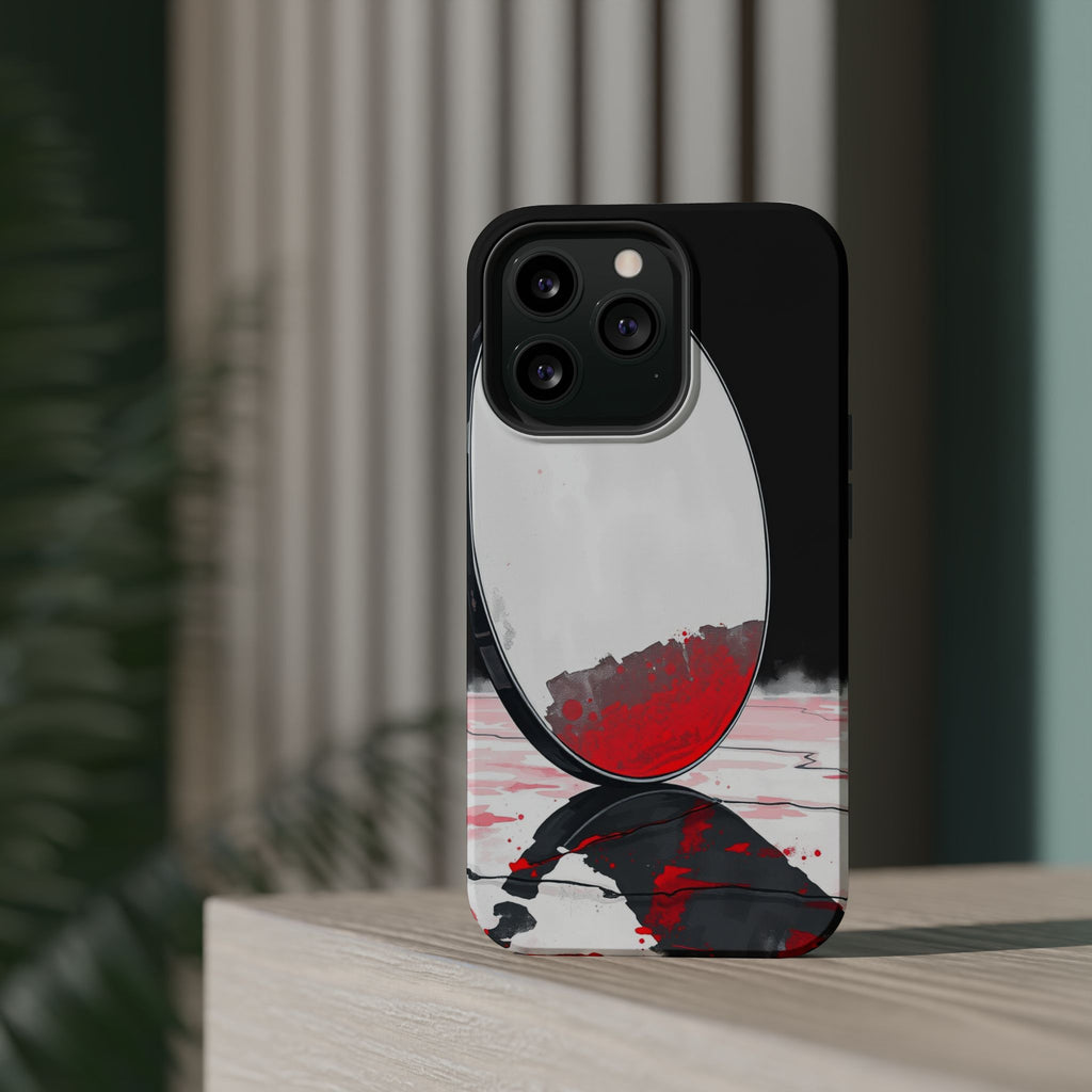 iPhone Earthy Salt Flat Mirror Design Slim Everyday Designer Case · iPhone Case