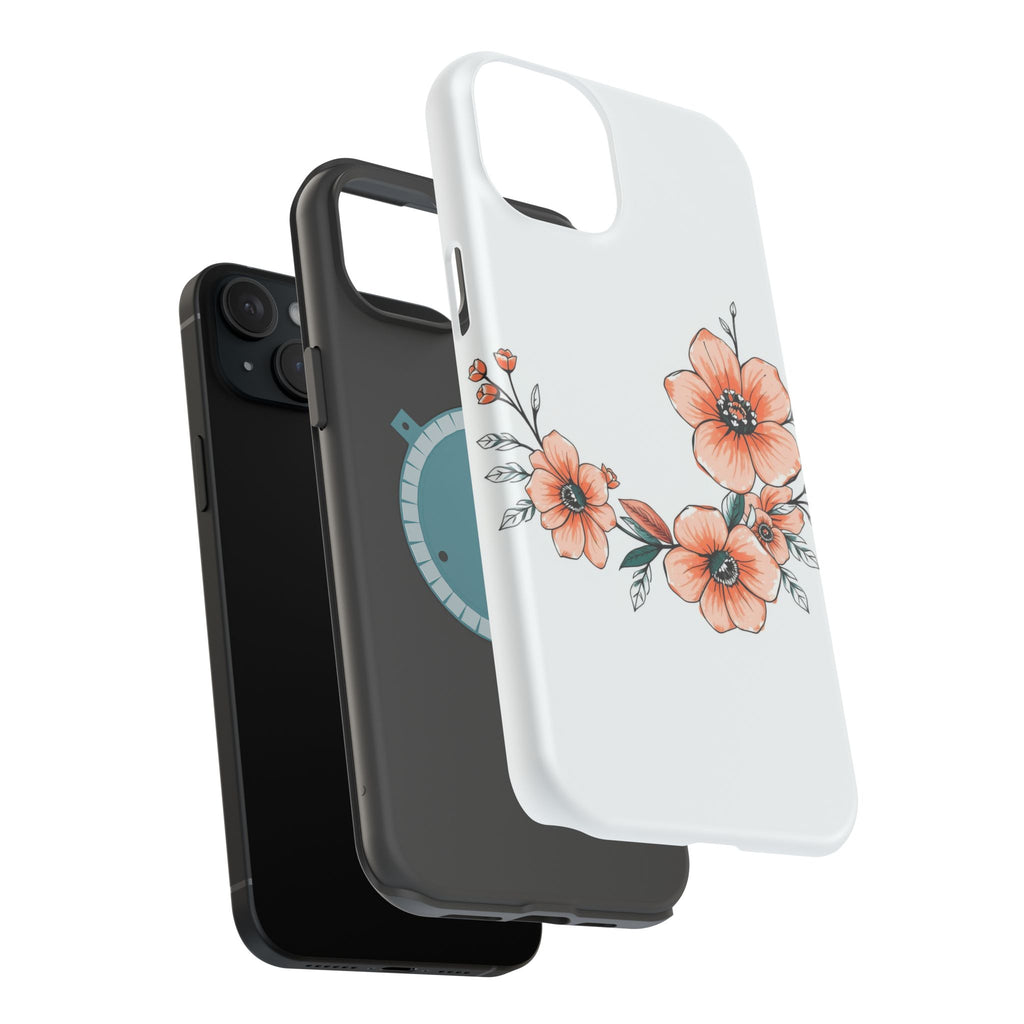 iPhone Vibrant Floral Crown Design Bold Modern Everyday Snap Case · iPhone Case