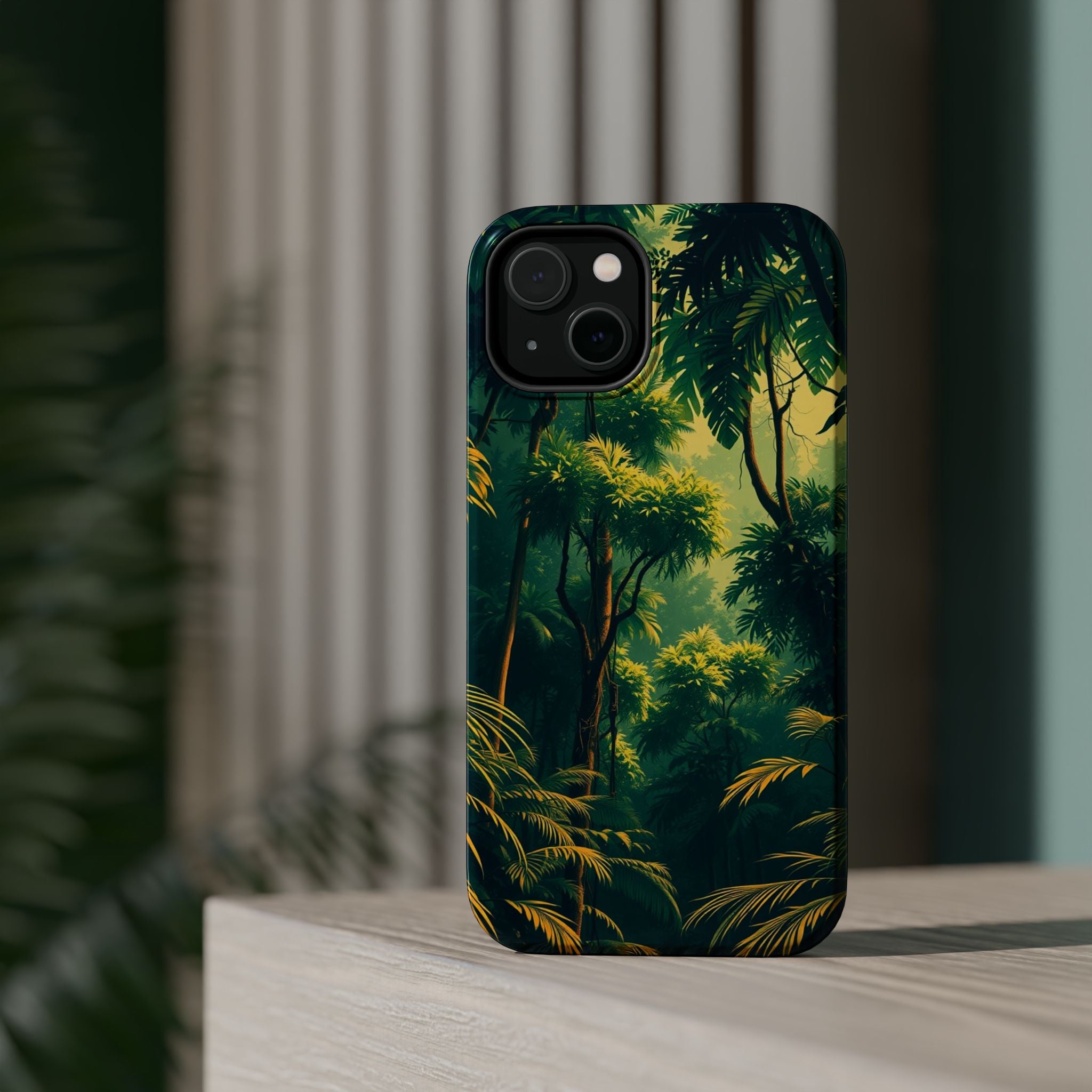 iPhone Rainforest Canopy Vintage Retro Poster Slim iPhone Everyday · iPhone Case