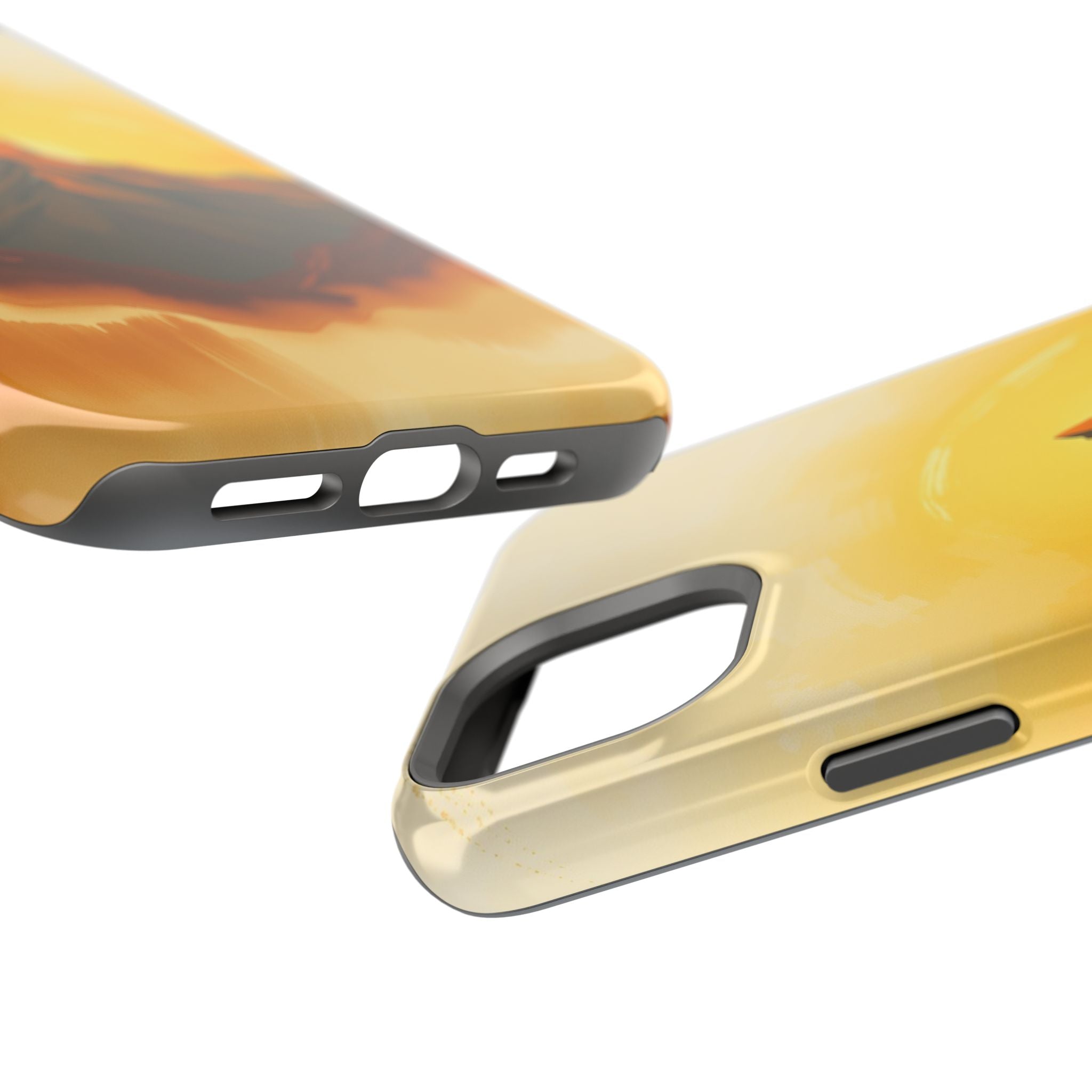 iPhone Mustard And Rust Mountain at Sunrise Slim iPhone Everyday · iPhone Case