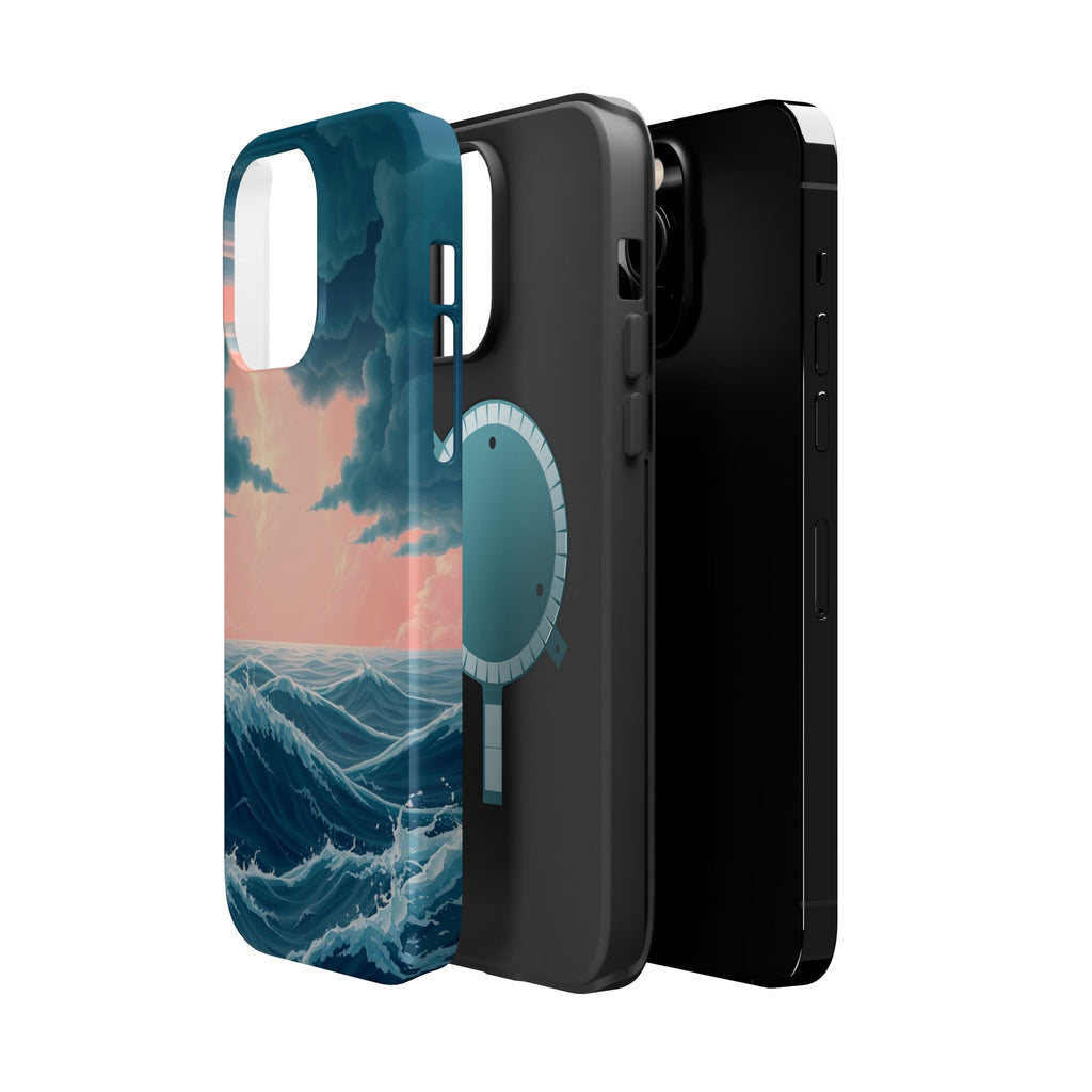 iPhone Storm at Sea 3D Digital Slim Everyday Designer Case · iPhone Case
