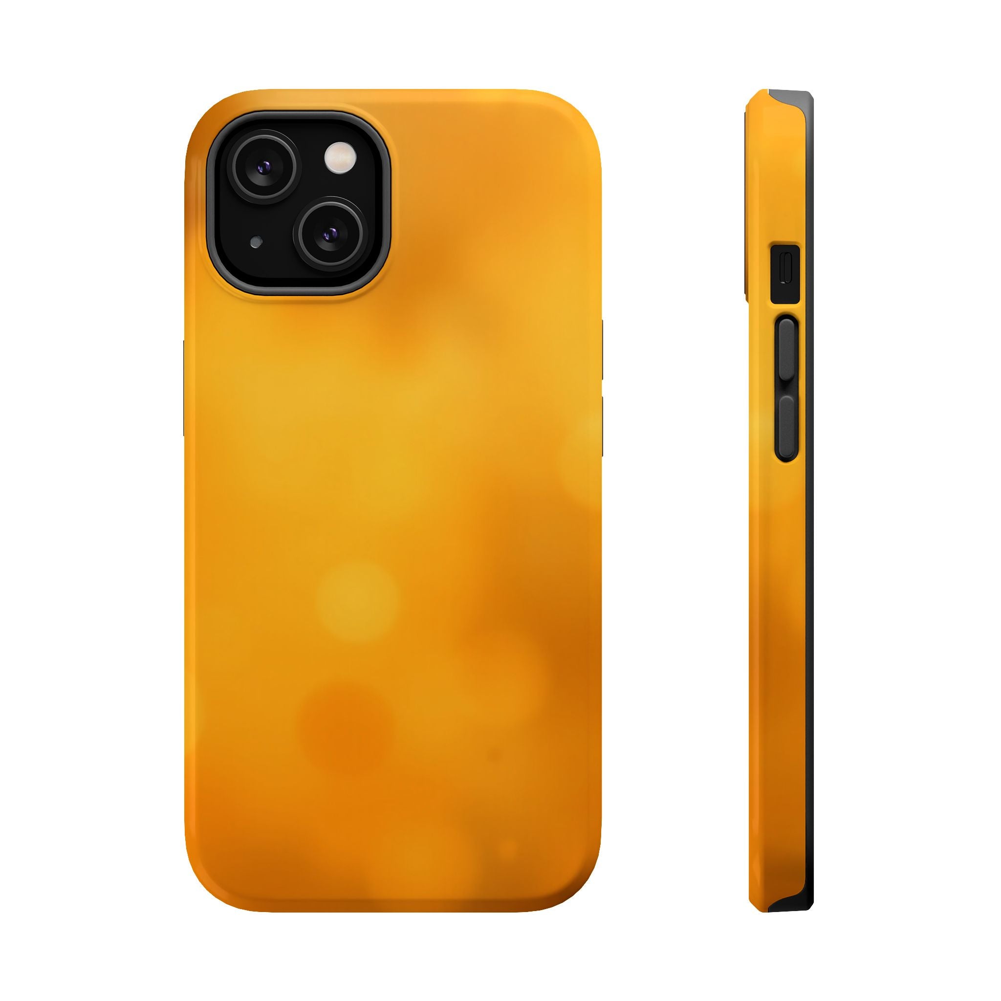 iPhone Mustard And Rust Pixel Blur Bold Modern Everyday Snap Case · iPhone Case