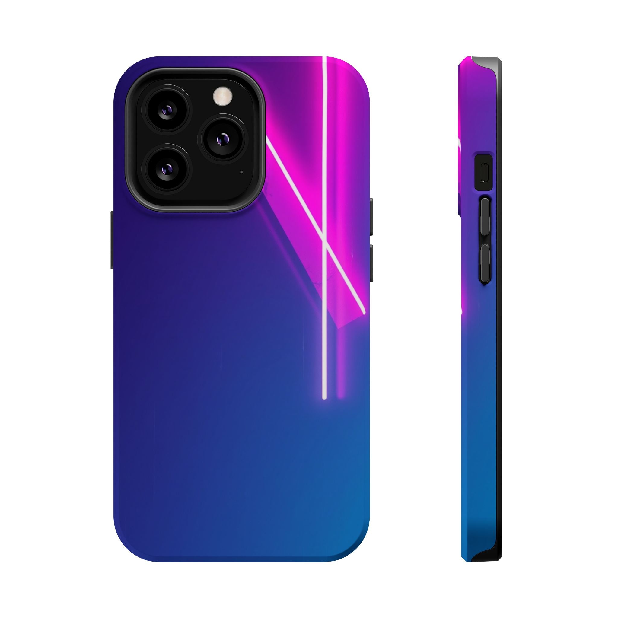 iPhone 1990s Geometric Neon Electric Art Slim Everyday Designer Case · iPhone Ca