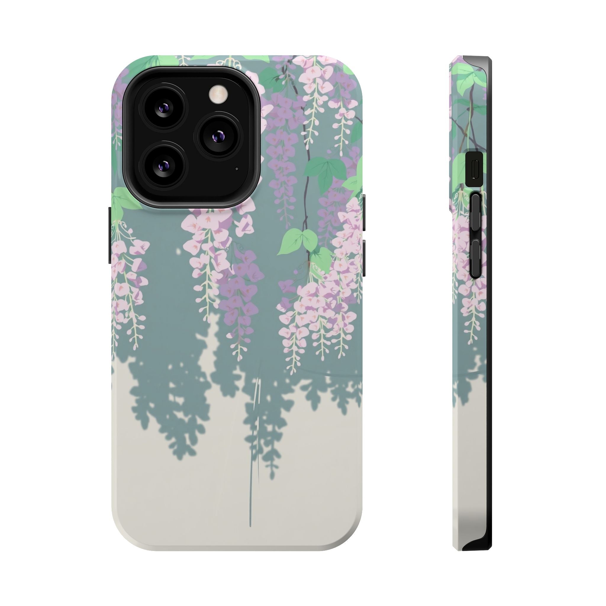 iPhone Dreamy Wisteria Cascade Design Slim Everyday Designer Case · iPhone Case