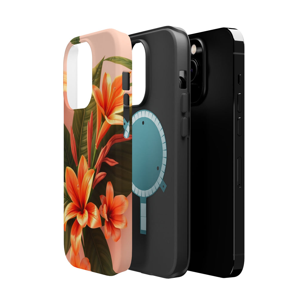 iPhone Tropical Bloom 3D Digital Bold Modern Everyday Snap Case · iPhone Case