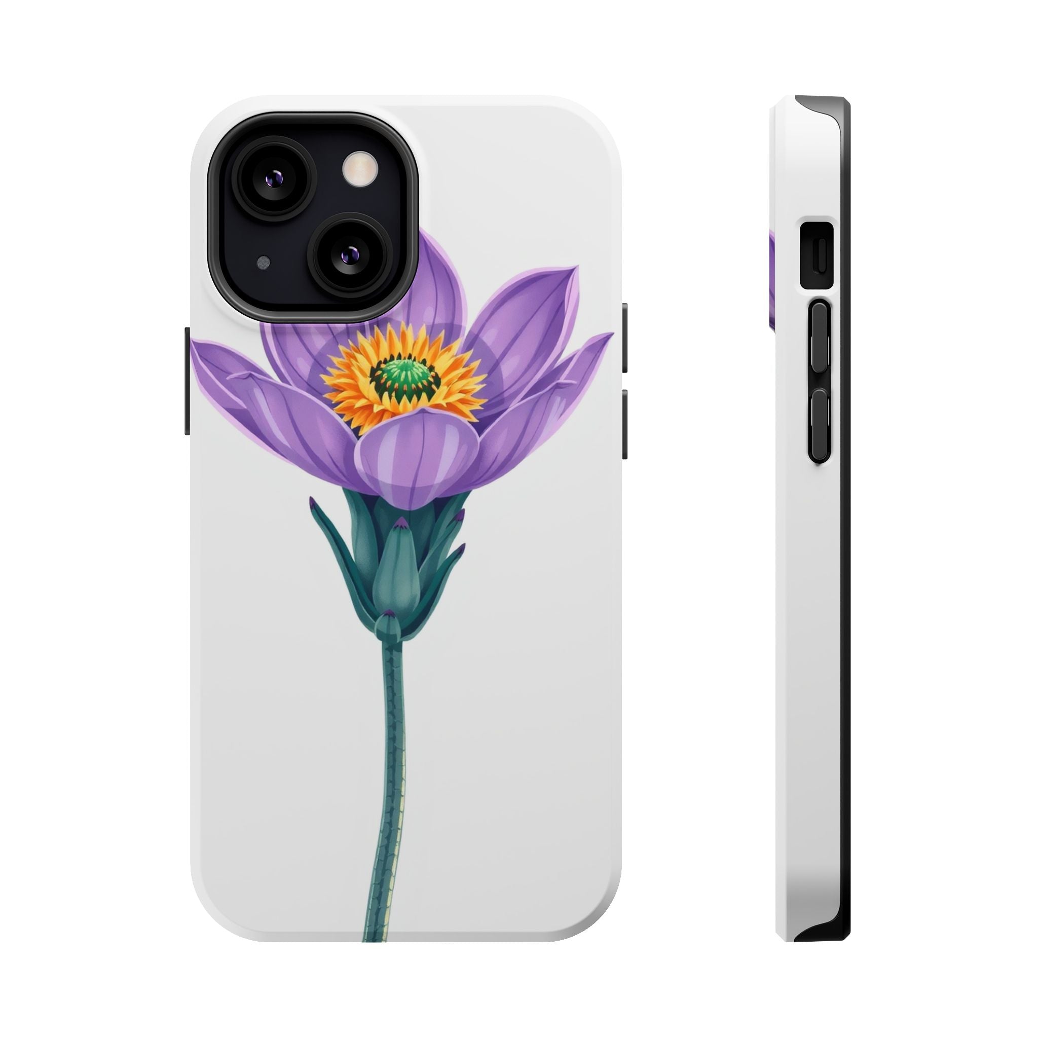 iPhone Indigo And Violet Desert Flower Slim Everyday Designer Case · iPhone Case