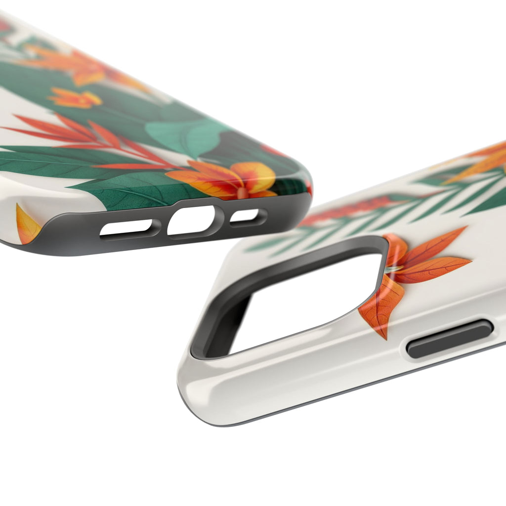 iPhone Jungle Floral Paper Cut Art Bold Modern Everyday Snap Case · iPhone Case