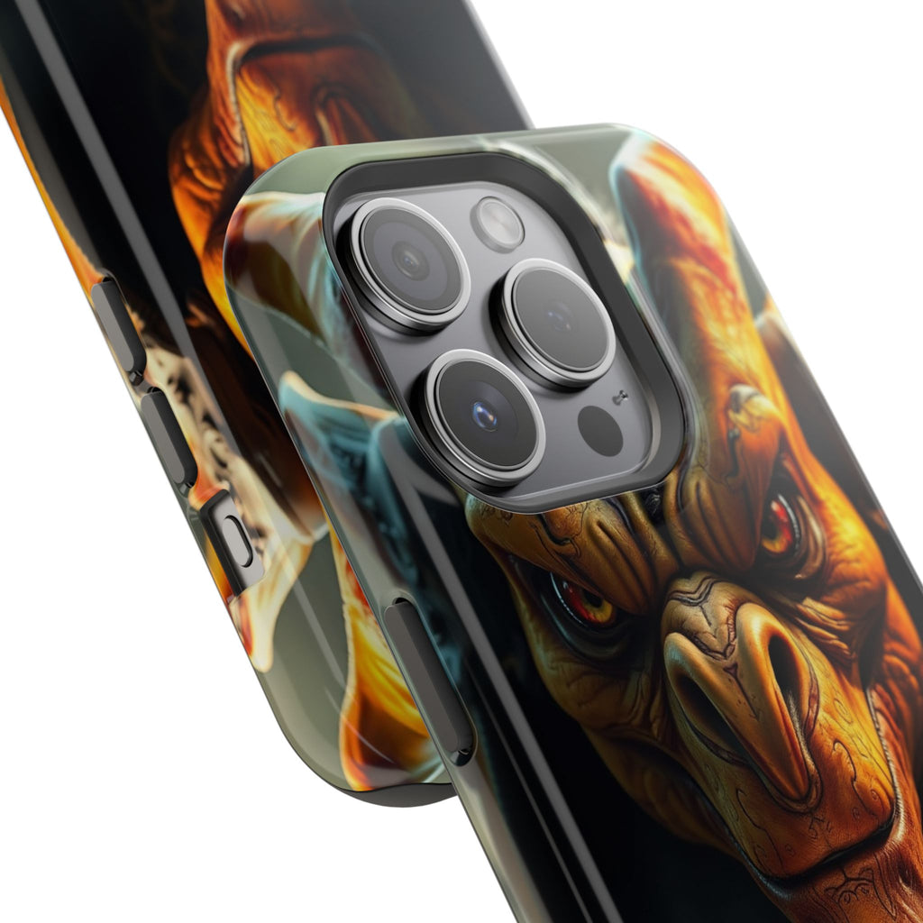 iPhone Mustard And Rust Goblin Mode Activated Slim Everyday Designer Case · iPho