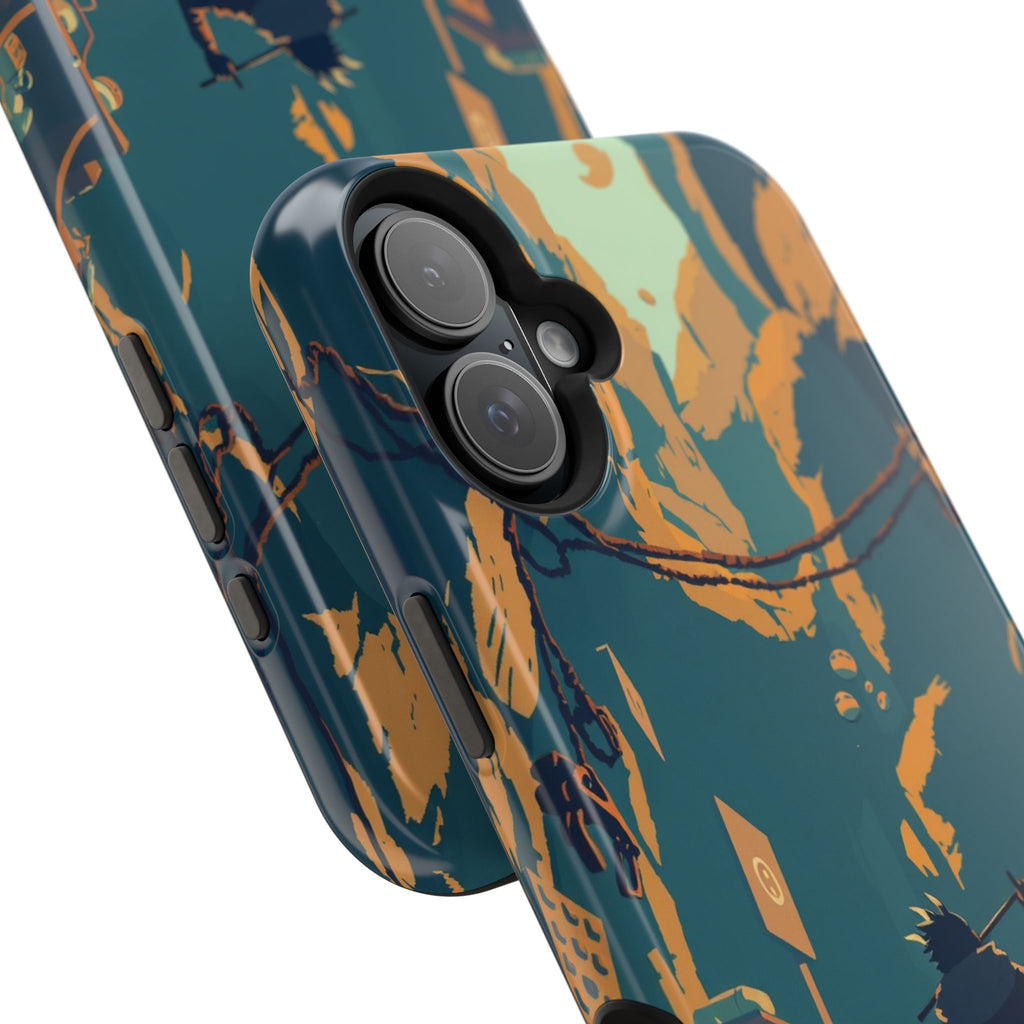 iPhone Mustard And Rust Unhinged in a Cute Way Soft Finish Everyday Case · iPhon