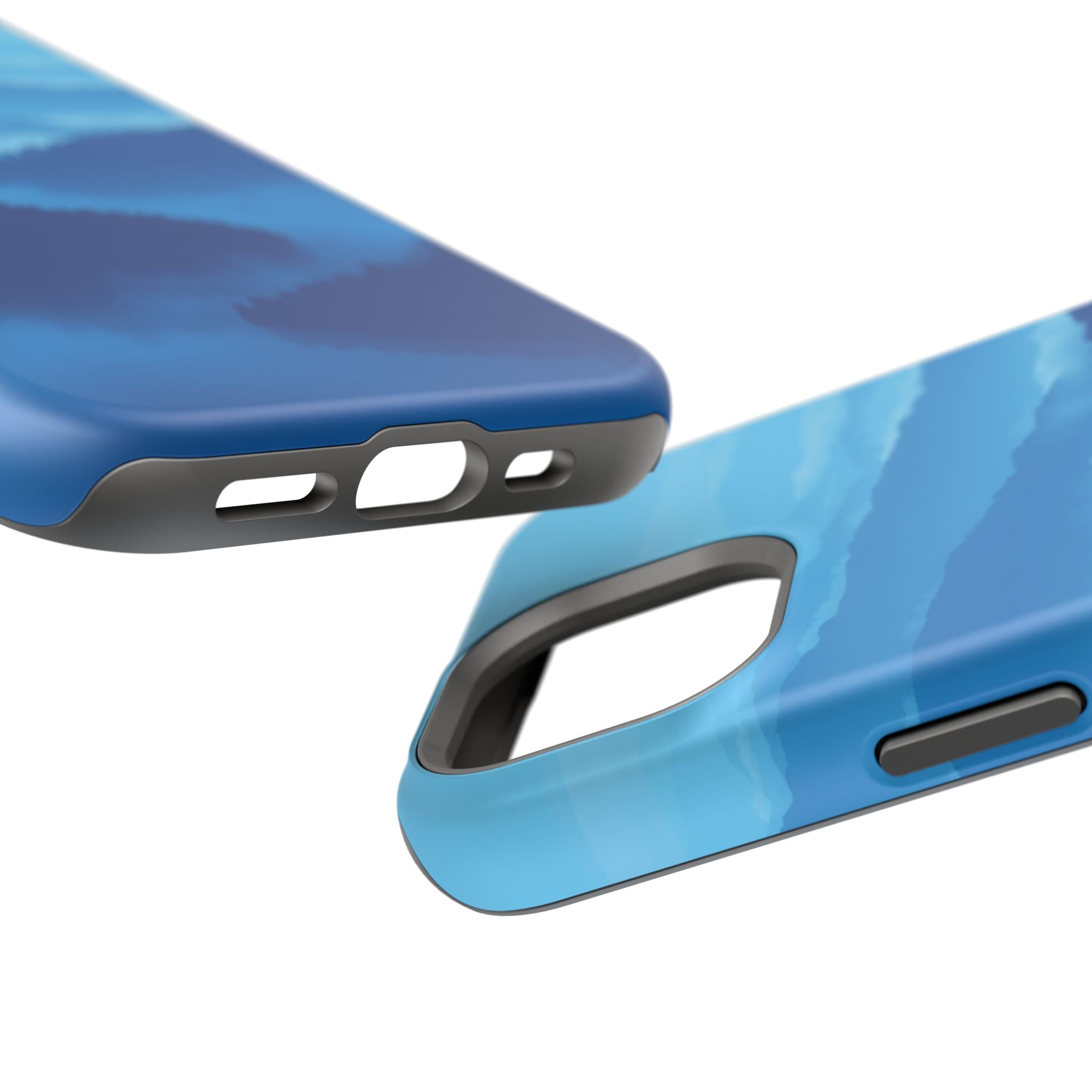 iPhone Fog Rolling Over Hills Pixel Art -Bit Slim iPhone Everyday · iPhone Case