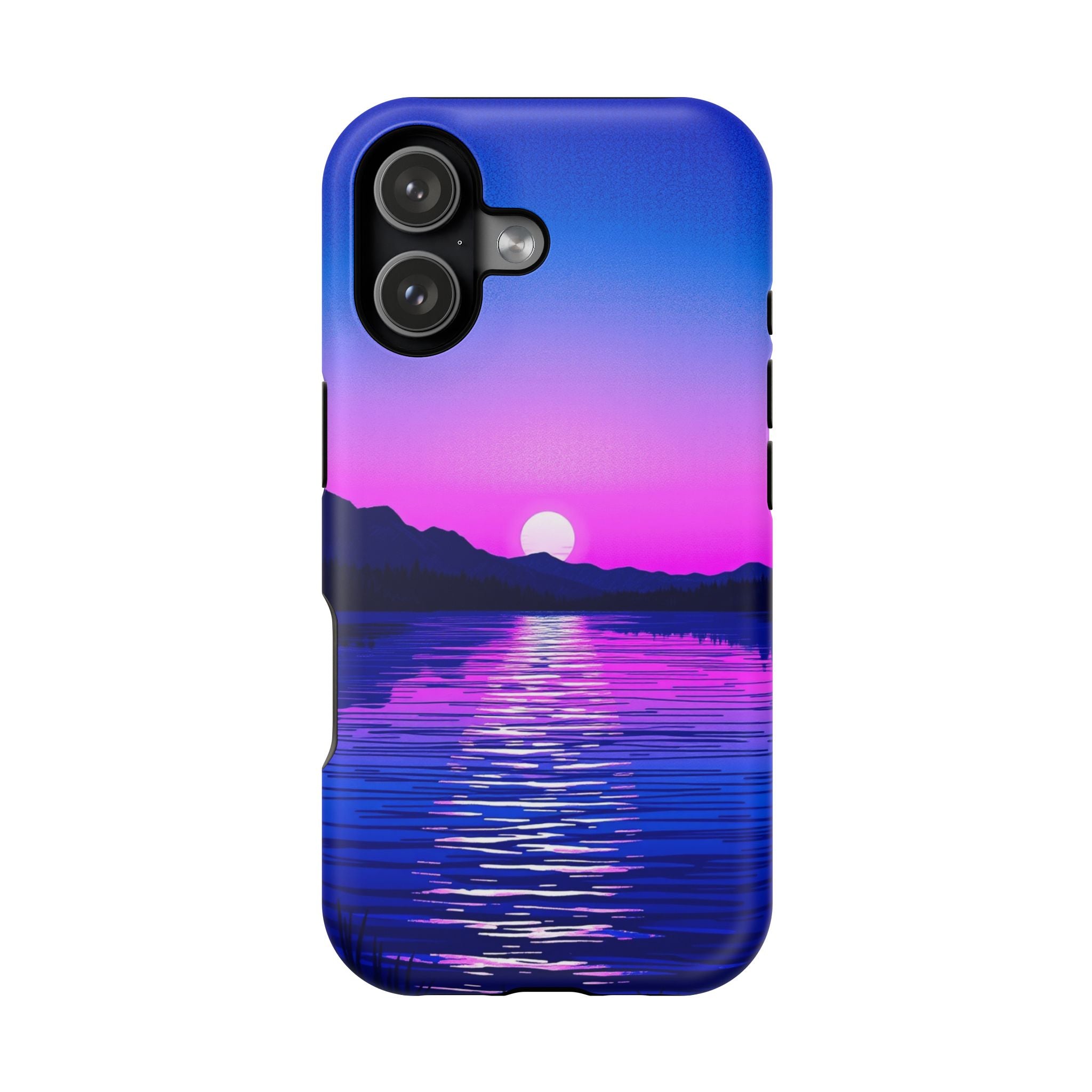 iPhone Indigo And Violet Lake at Twilight Slim iPhone Everyday Designer · iPhone