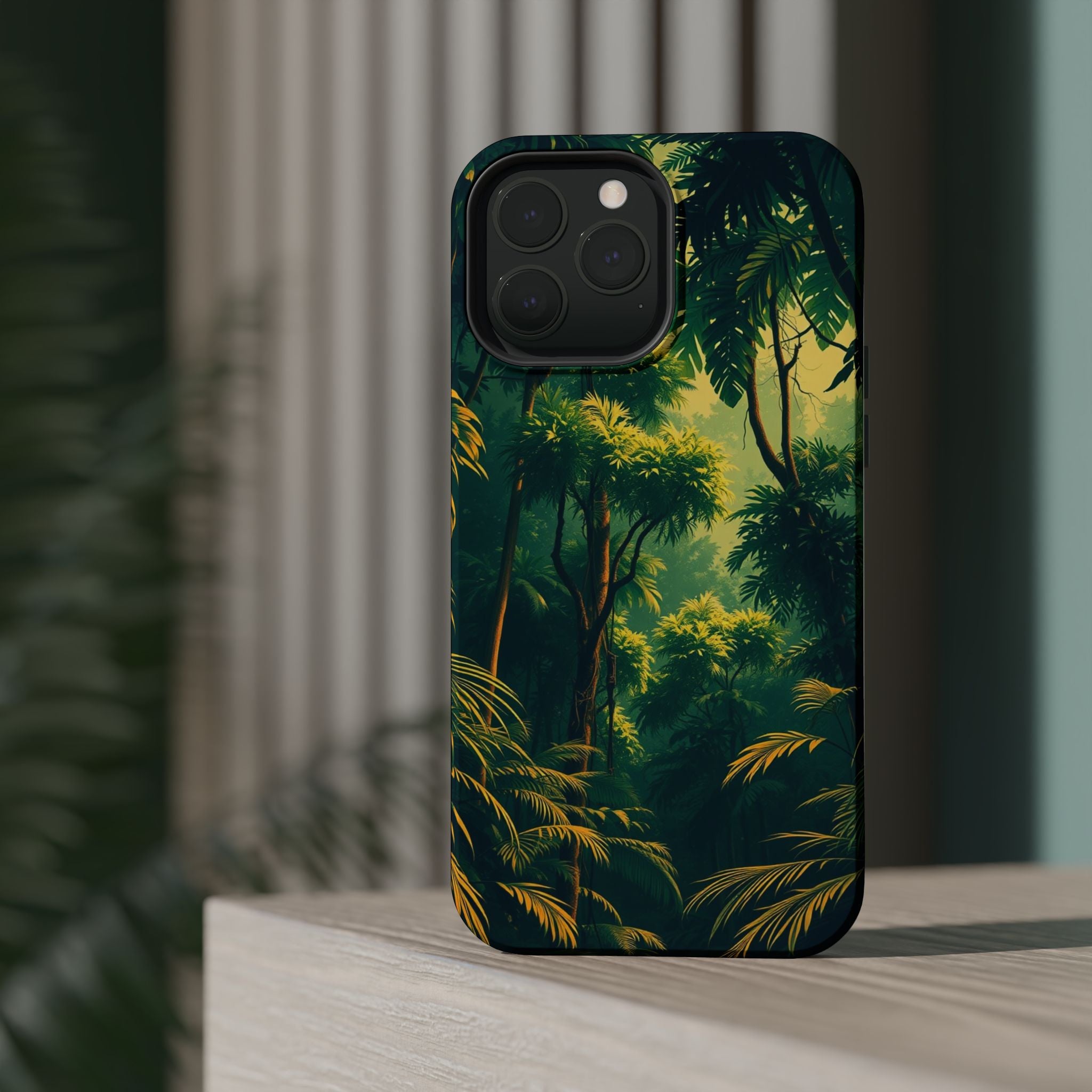 iPhone Rainforest Canopy Vintage Retro Poster Slim iPhone Everyday · iPhone Case