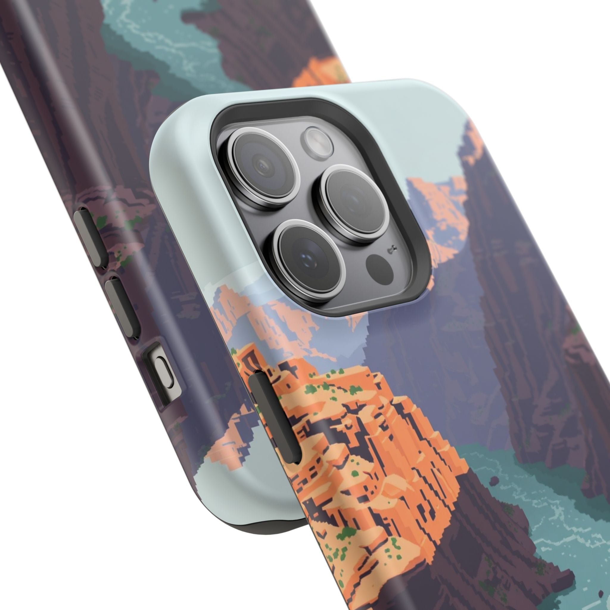 iPhone Charcoal And Copper River Canyon Slim Everyday iPhone 13 · iPhone Case