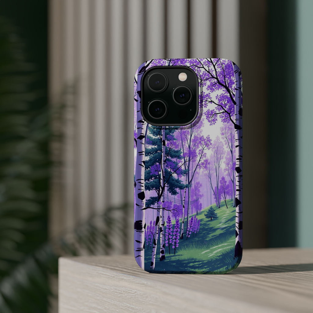 iPhone Birch Grove Electric Art Slim Everyday Designer Case · iPhone Case