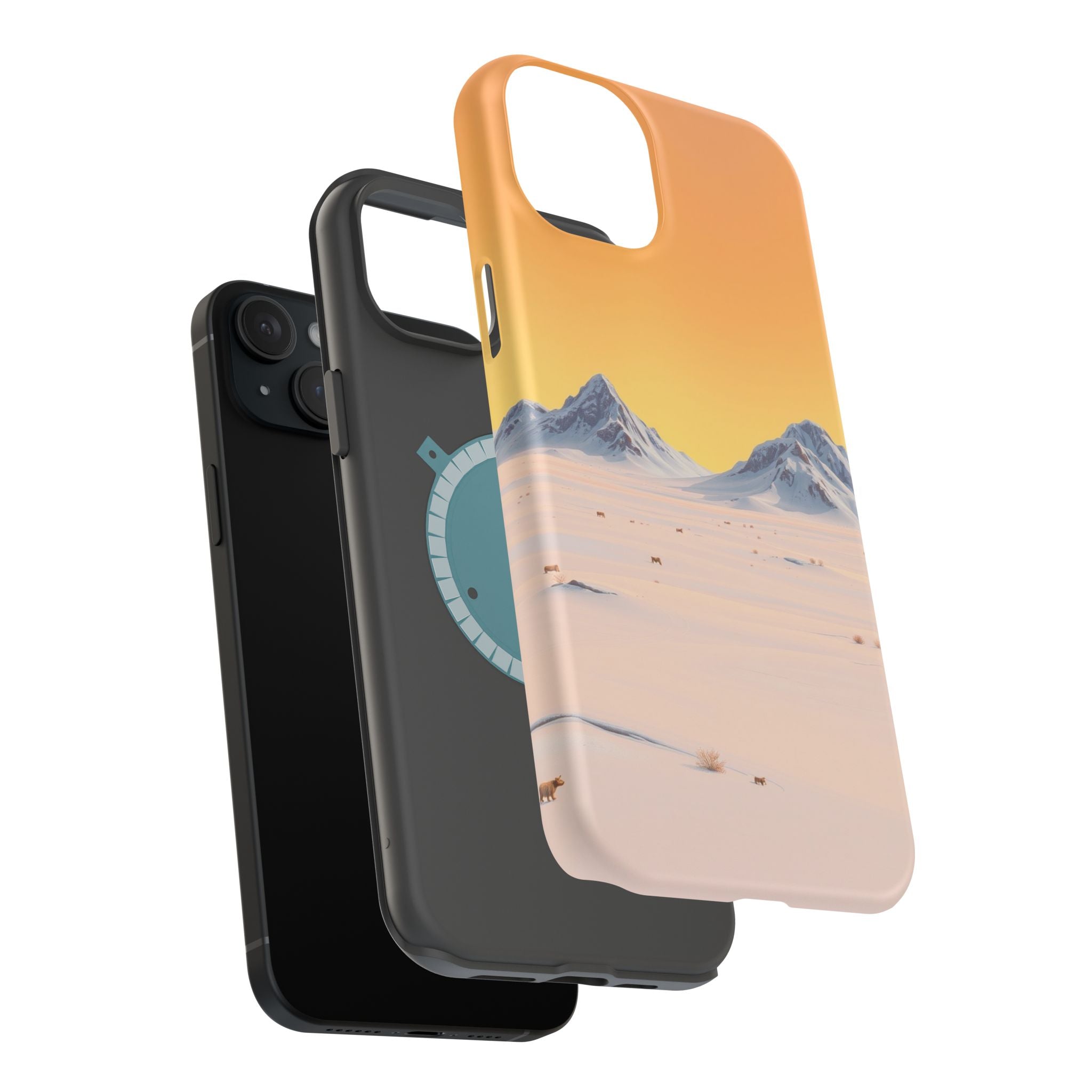 iPhone Mustard And Rust Arctic Tundra Slim Everyday iPhone 20 Designer · iPhone