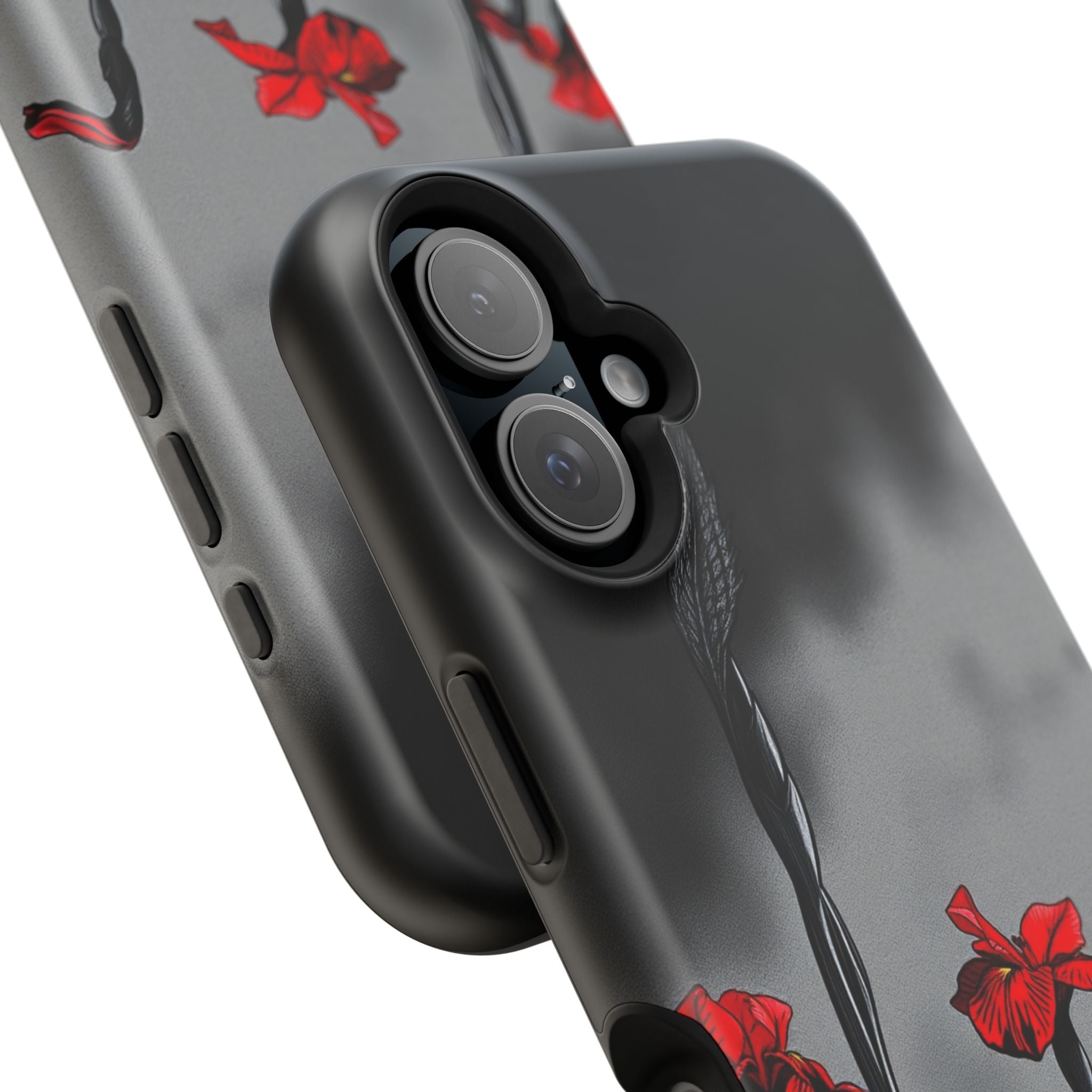 iPhone Iris Garden Cinematic Art Soft Finish Everyday Cas Slim Snap Case · iPhon