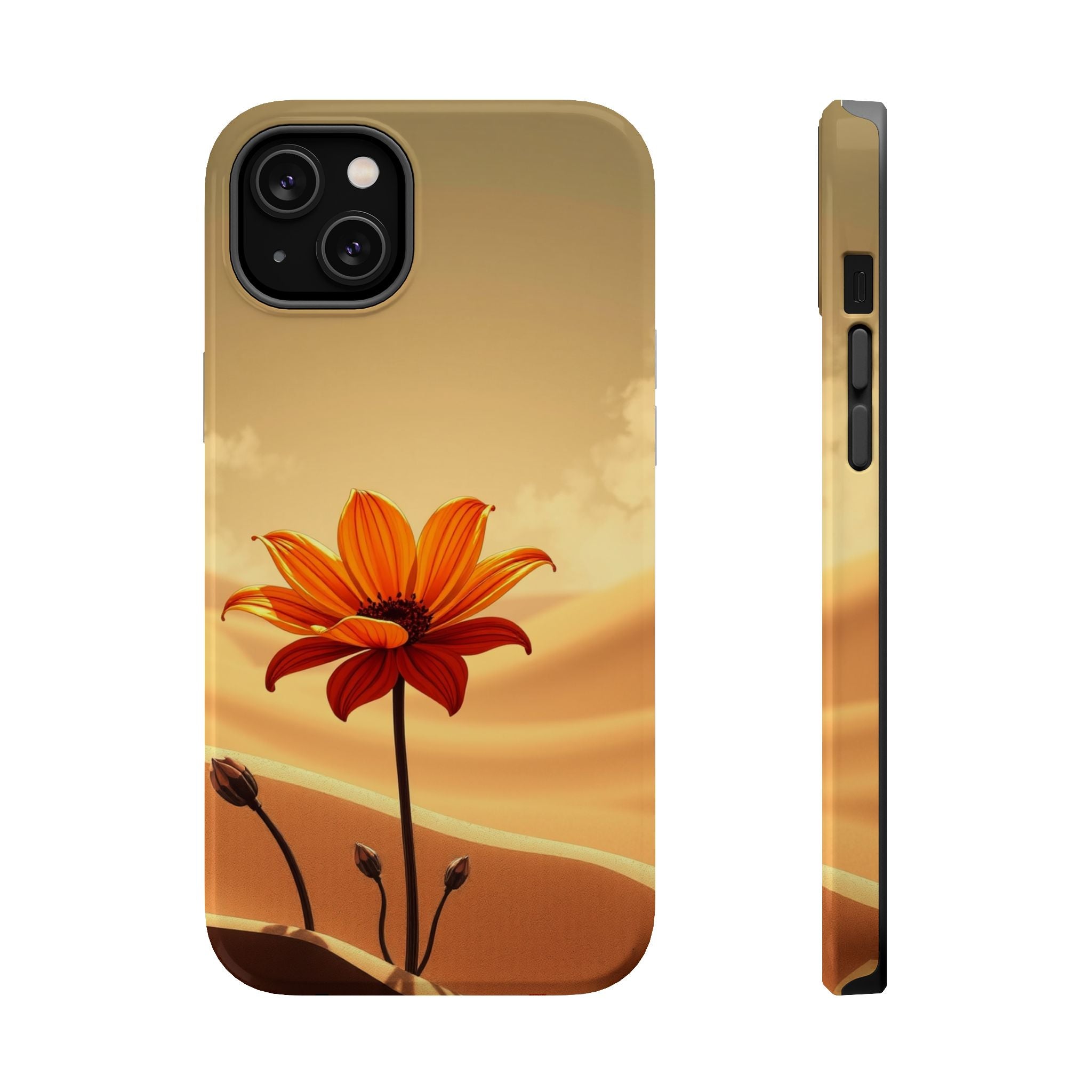 iPhone Neon Floral Dark Gothic Ink Bold Modern Everyday Snap Case · iPhone Case