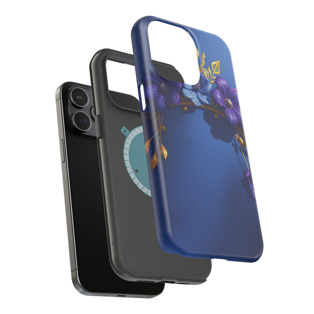iPhone Vibrant Floral Crown Design 14 Slim Everyday Designer Case · iPhone Case