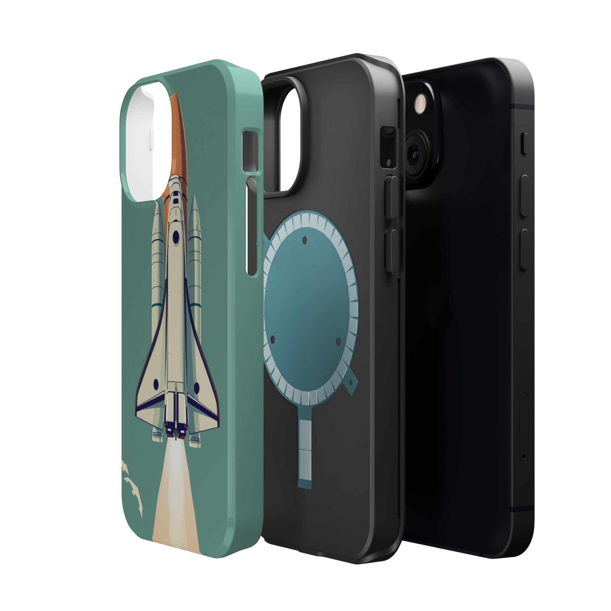 iPhone Retro Space Shuttle Cinematic Art Slim Everyday Designer Case · iPhone Ca