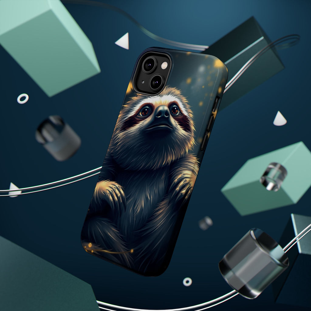 iPhone Vibrant Cozy Sloth Mode Design Slim Everyday Designer Case · iPhone Case