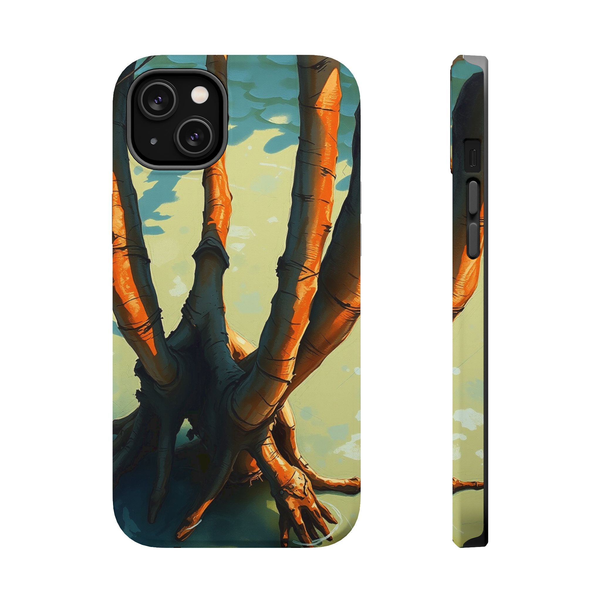 iPhone Mangrove Roots Mystic Art Bold Modern Everyday Snap Case · iPhone Case