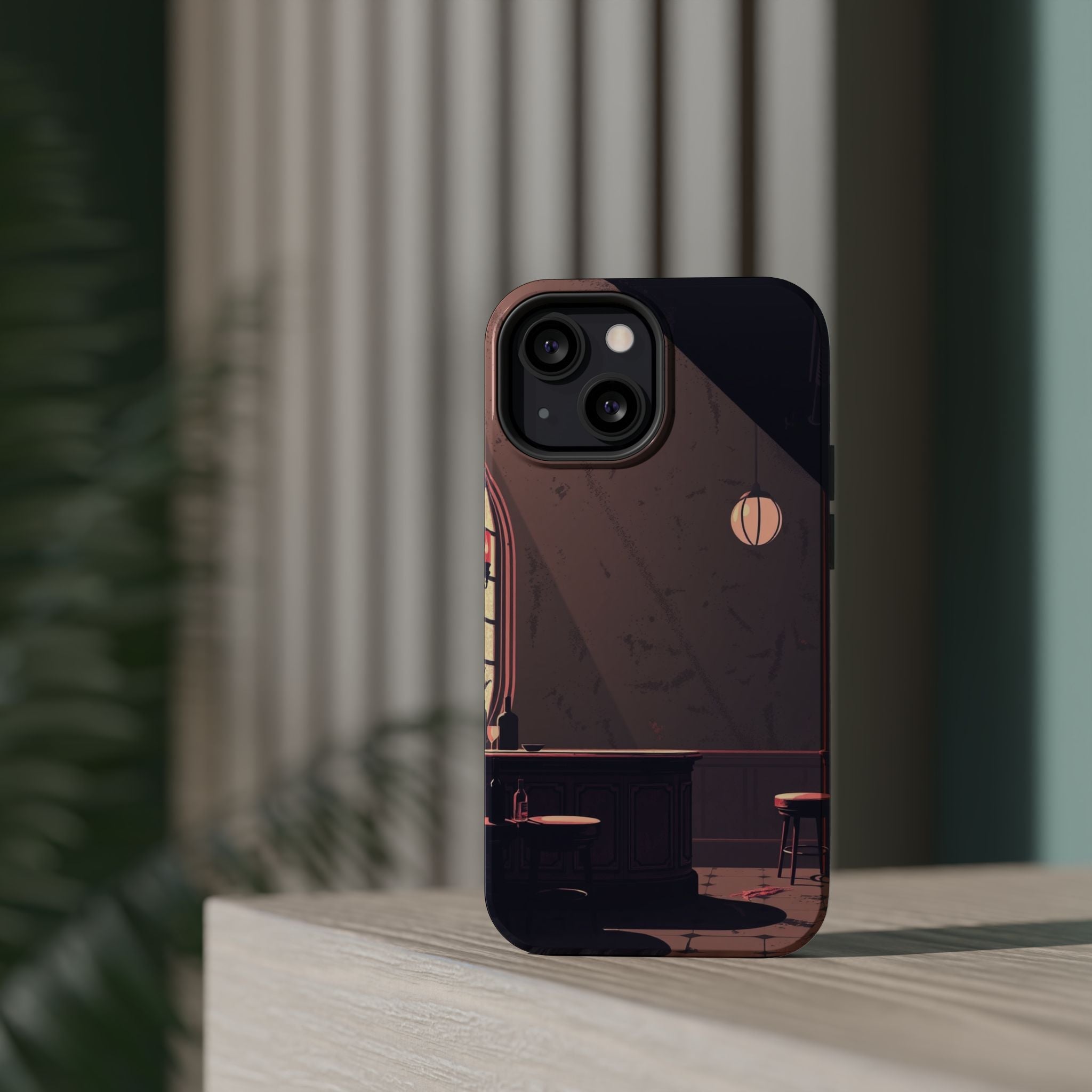 iPhone Speakeasy Dark Grunge Distressed Slim Everyday Designer Case · iPhone Cas